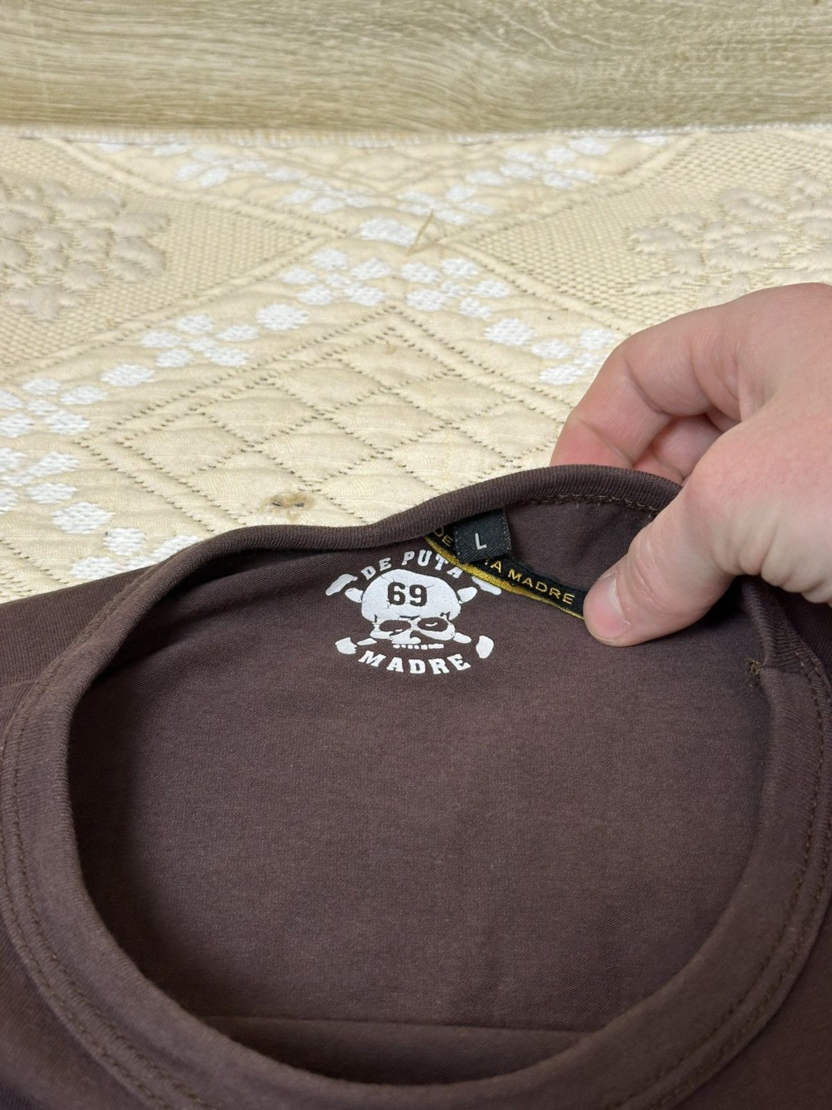 Vintage 🔥 DE PUTA MADRE GIGOLO LATINO Rare Long Sleeve Tee Shirt Y2K Size US L / EU 52-54 / 3 - 4 Thumbnail