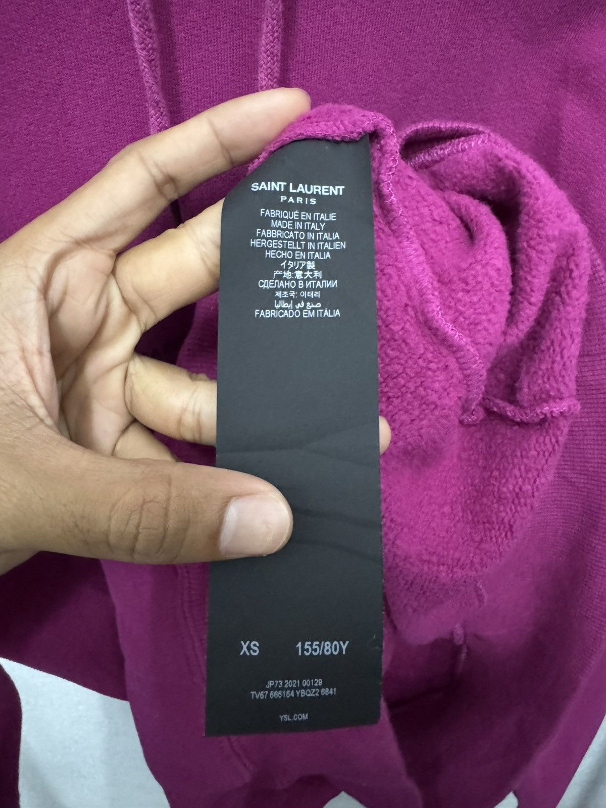 Saint Laurent Paris × Yves Saint Laurent Saint Laurent 1966 OG Hoodie Size US XS / EU 42 / 0 - 4 Thumbnail