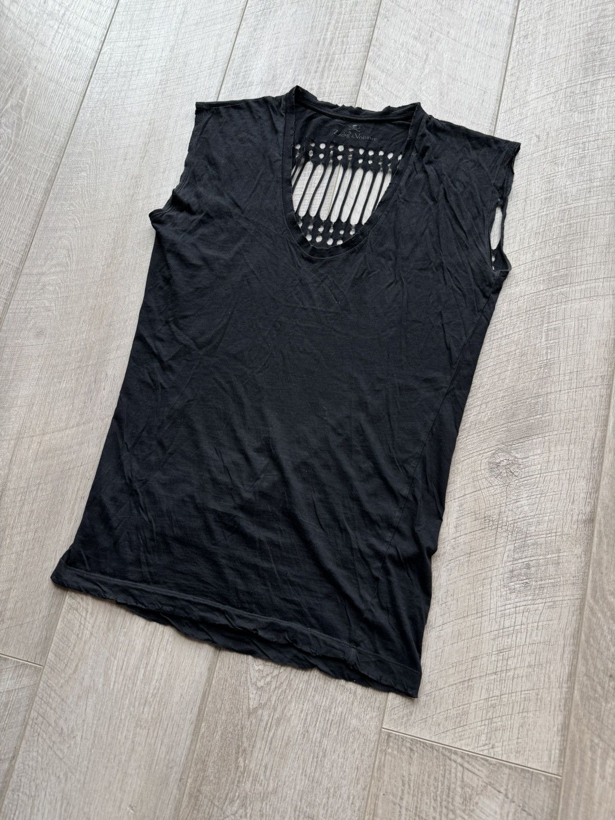 If Six Was Nine Zadig & Voltaire T Shirt Black Size US M / EU 48-50 / 2 - 2 Thumbnail