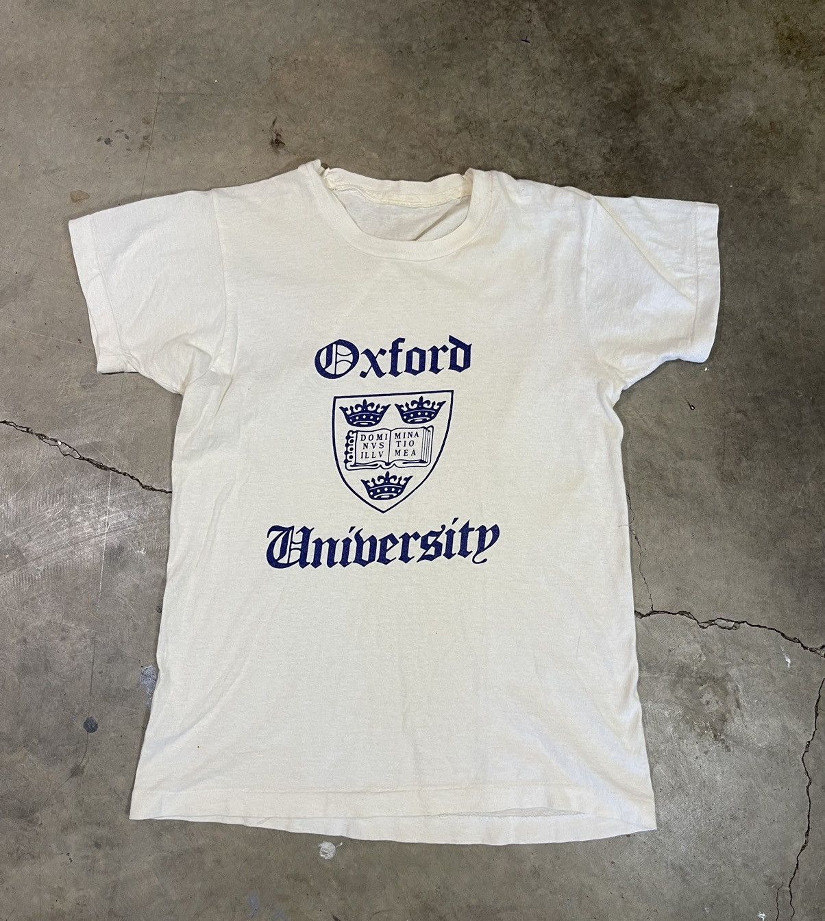 Vintage Vintage Oxford University Single Stitch Tee Size US M / EU 48-50 / 2 - 1 Thumbnail