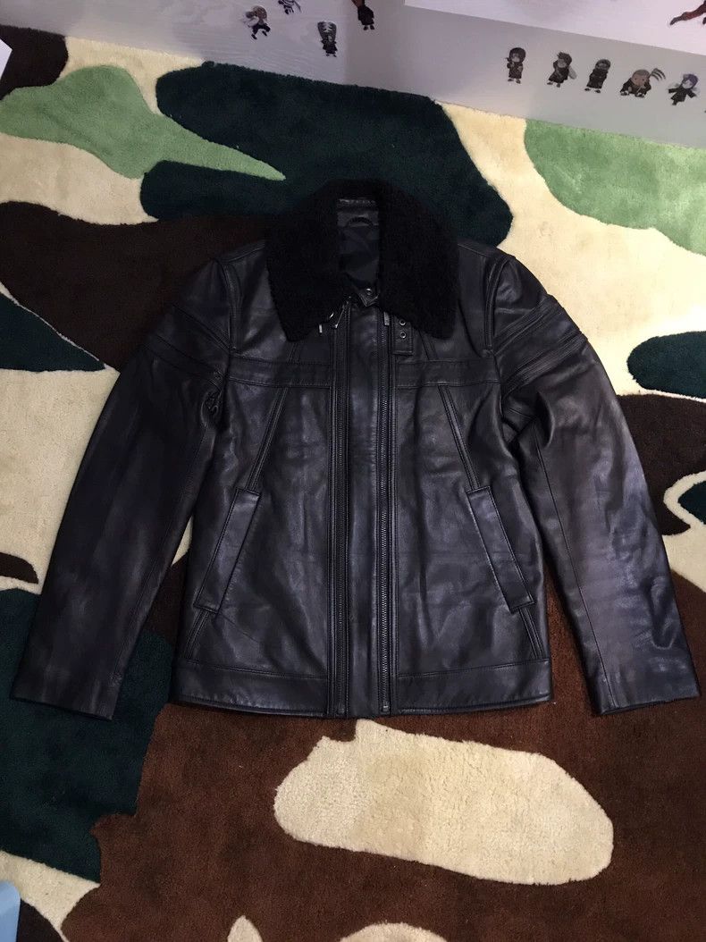 Givenchy Givenchy Men's Leather Jacket, Size S, Black, Jacket and W Size US S / EU 44-46 / 1 - 1 Thumbnail