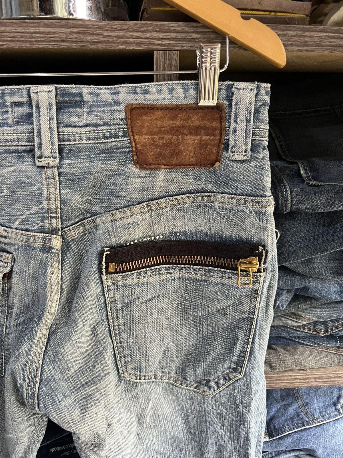 Johnbull 🔥Vintage Johnbull Kojima Japan Distressed Denim Size US 33 - 12 Thumbnail