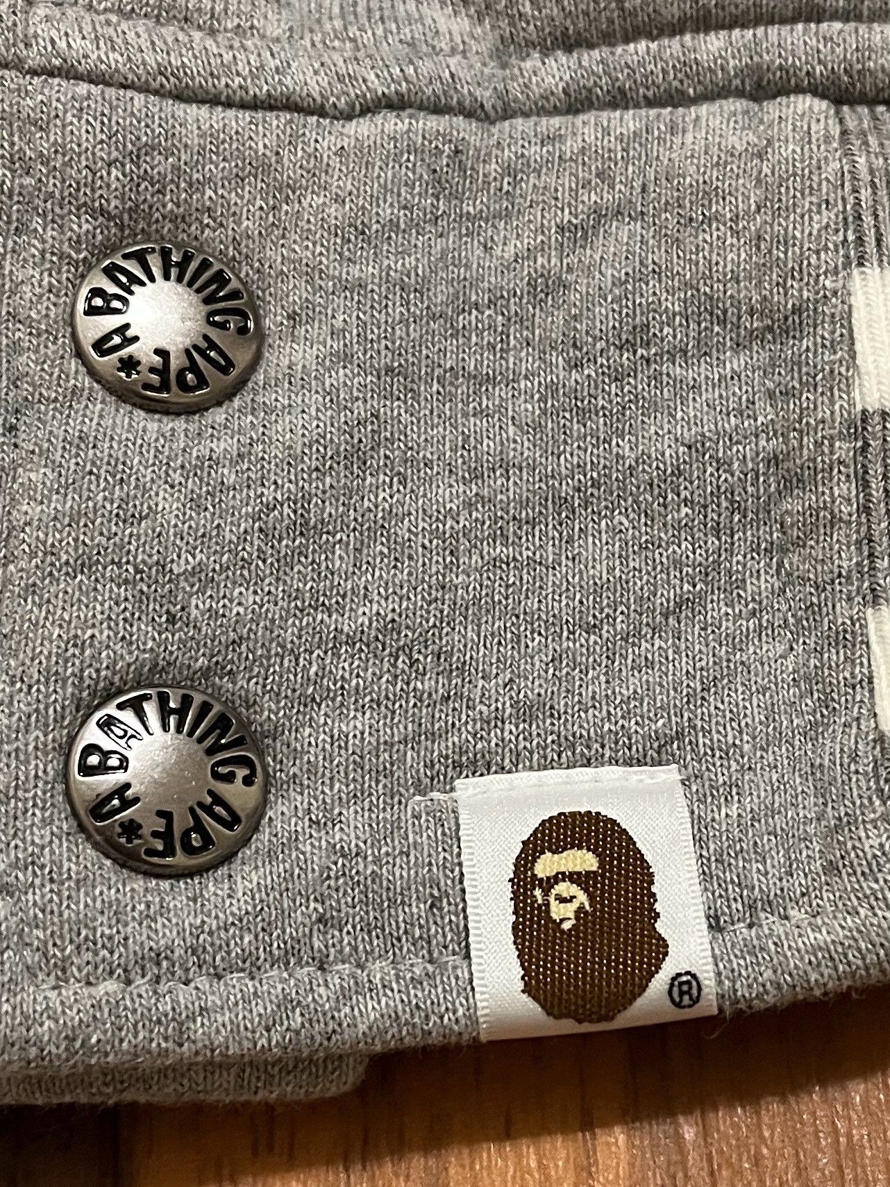 Bape Bape varsity shark hoodie bomber jacket Size US L / EU 52-54 / 3 - 6 Thumbnail
