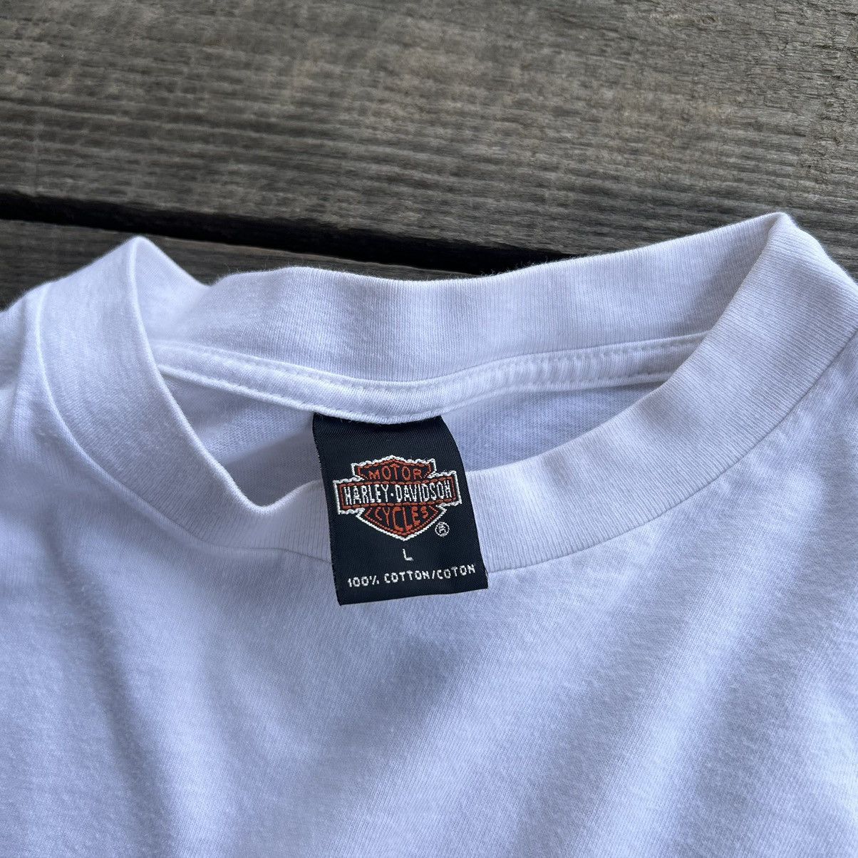 Harley Davidson Vintage 2000 Harley Davidson Flames Long Sleeve T Shirt Size US L / EU 52-54 / 3 - 7 Thumbnail