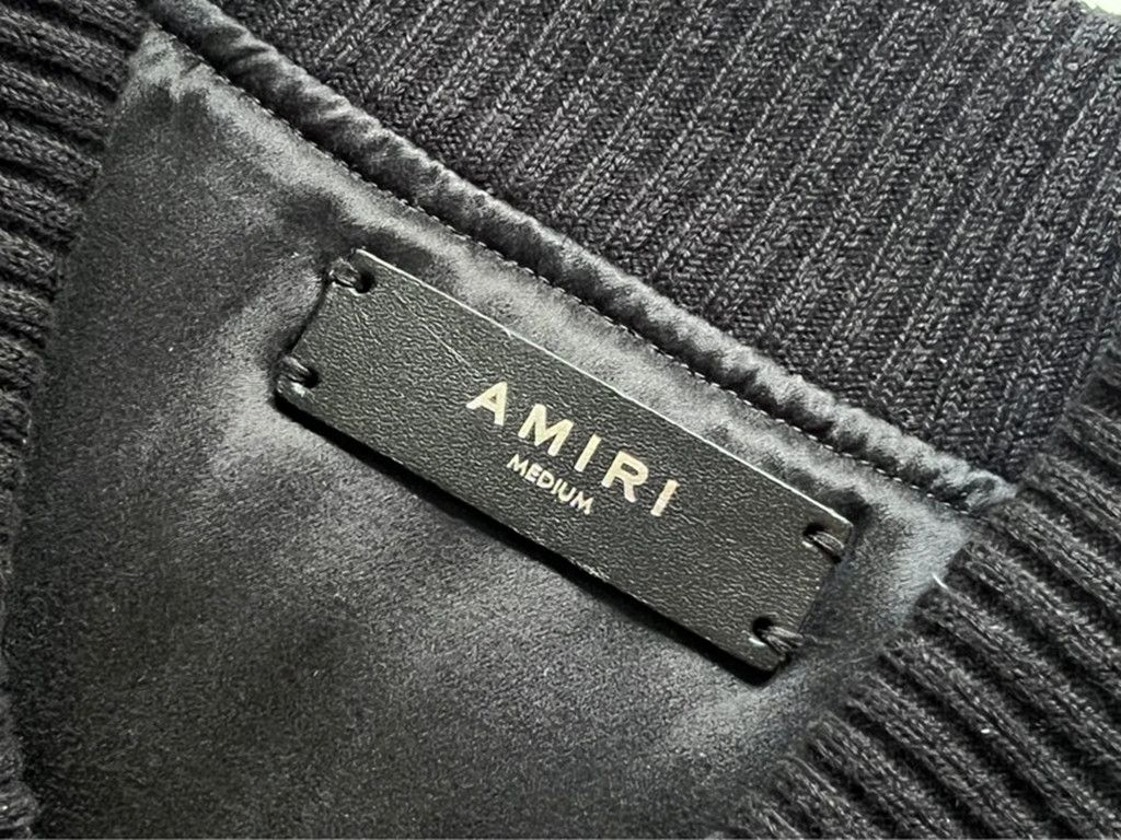 Amiri Amiri Black Silk Bomber Jacket Size US M / EU 48-50 / 2 - 7 Thumbnail
