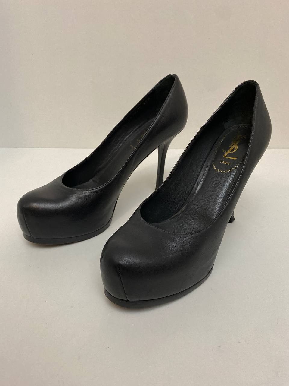 Yves Saint Laurent Yves Saint Laurent YSL Trib Too Leather High Heels Size US 6.5 / IT 36.5 - 2 Thumbnail
