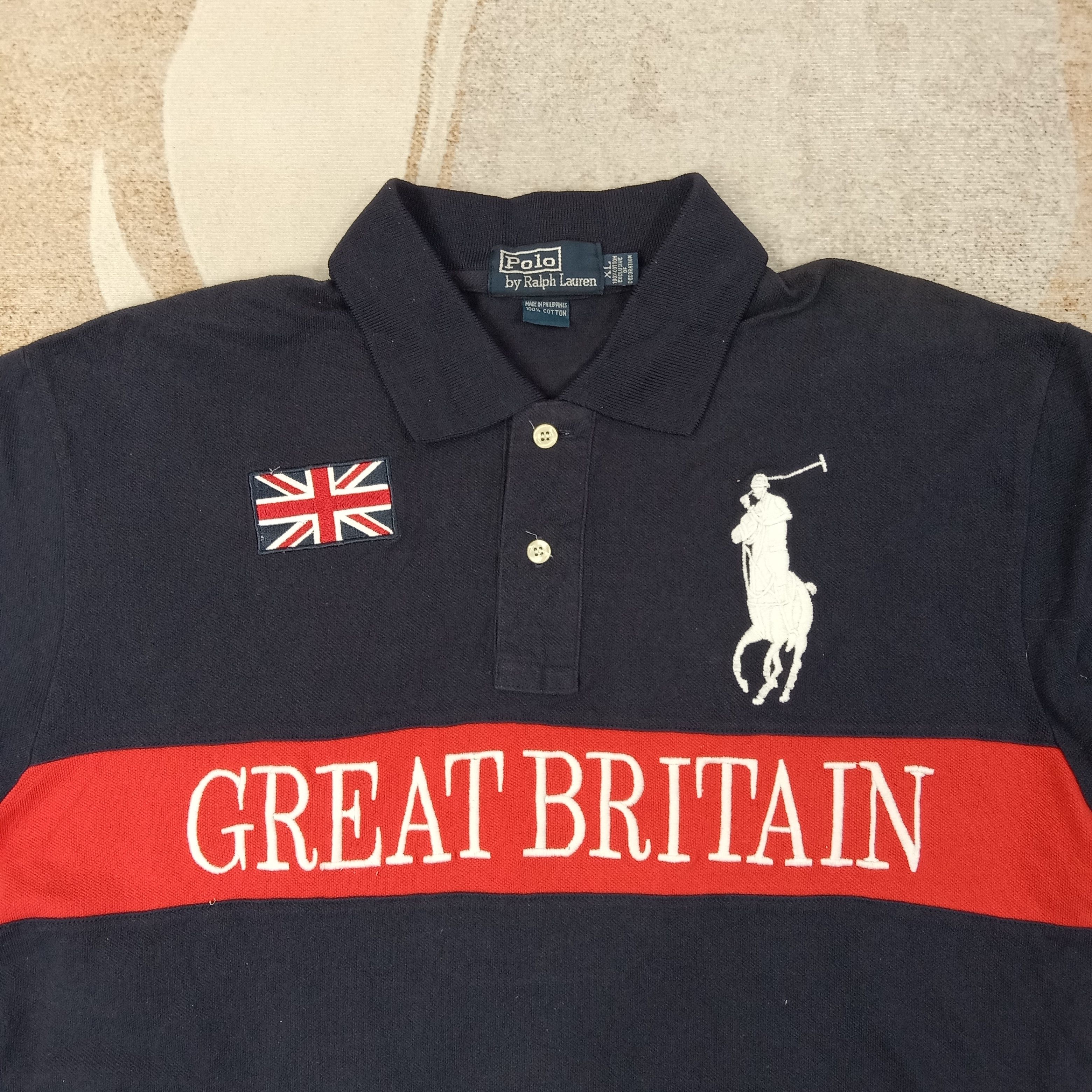 Polo Ralph Lauren Polo Ralph Lauren Great Britain Polos C259N79 Size US L / EU 52-54 / 3 - 2 Thumbnail