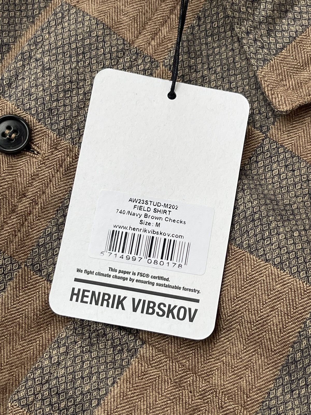 Henrik Vibskov !DS! AW23 Henrik Vibskov Checkered Field Flannel Shirt Size US M / EU 48-50 / 2 - 24 Thumbnail