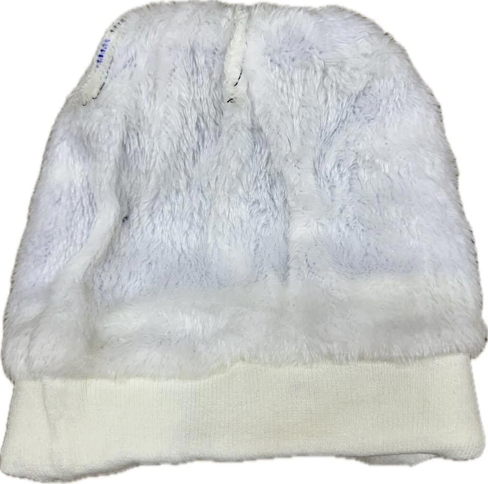 Designer Honduras Fleece Lined Beanie Ski Cap WHITE Size ONE SIZE - 2 Thumbnail
