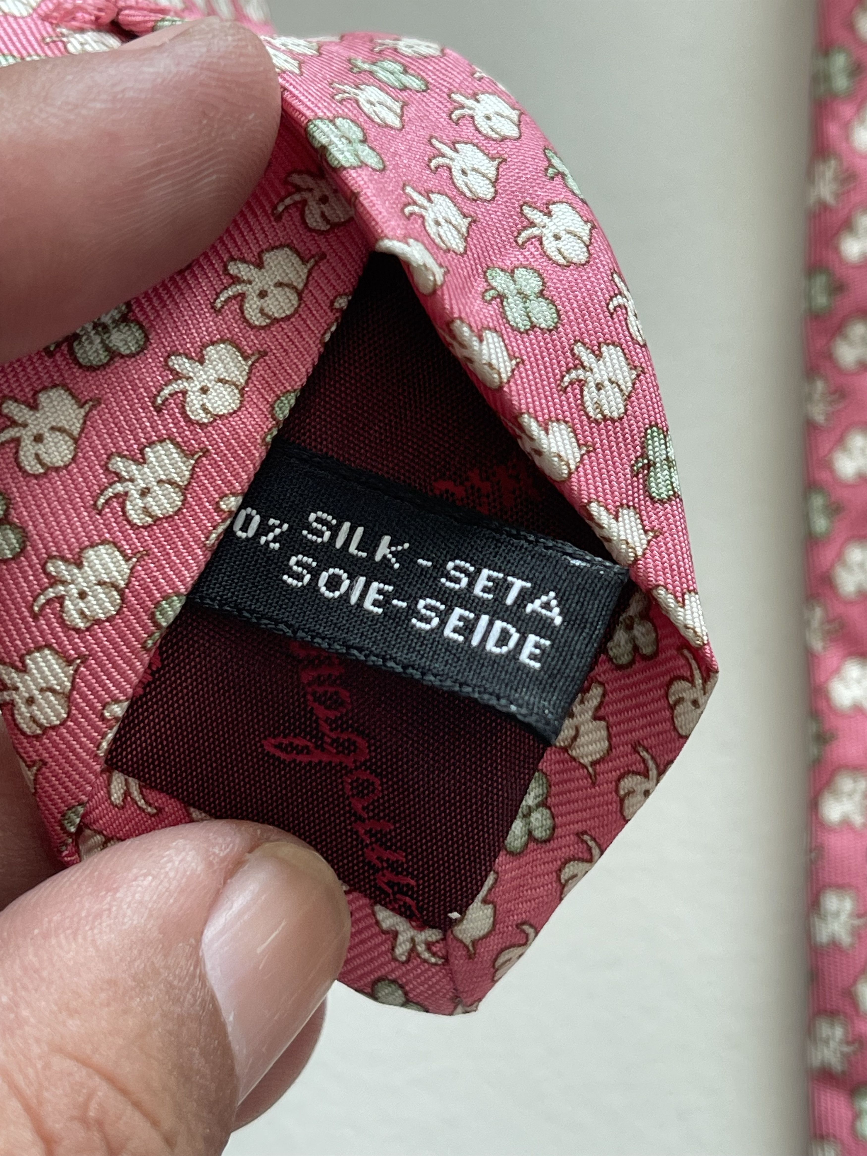 Designer × Salvatore Ferragamo Salvatore Ferragamo Neck Tie Silk Size ONE SIZE - 5 Thumbnail