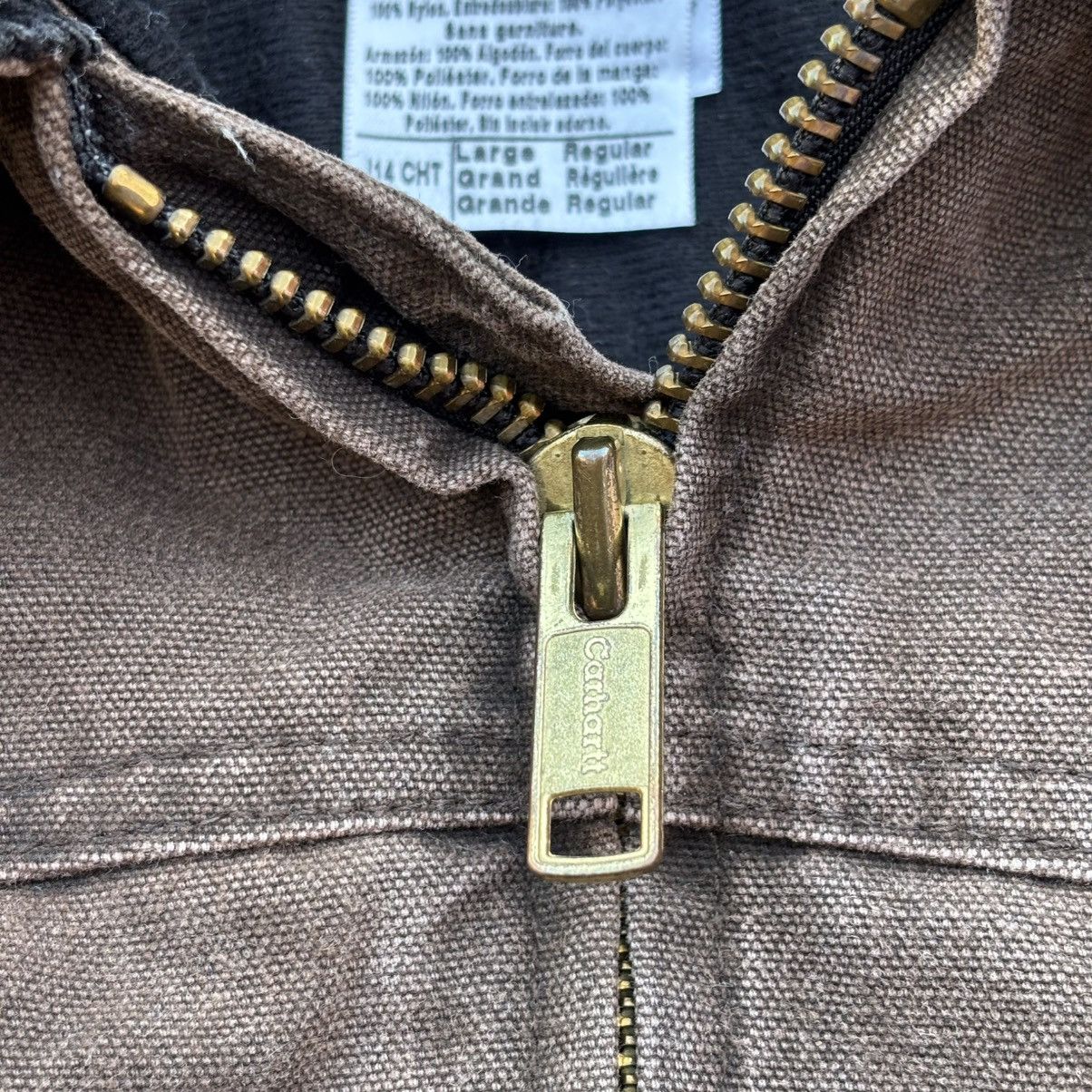 Carhartt Vintage 00s Sunfaded Carhartt Santa Fe Jacket J14 CHT Size US L / EU 52-54 / 3 - 8 Thumbnail