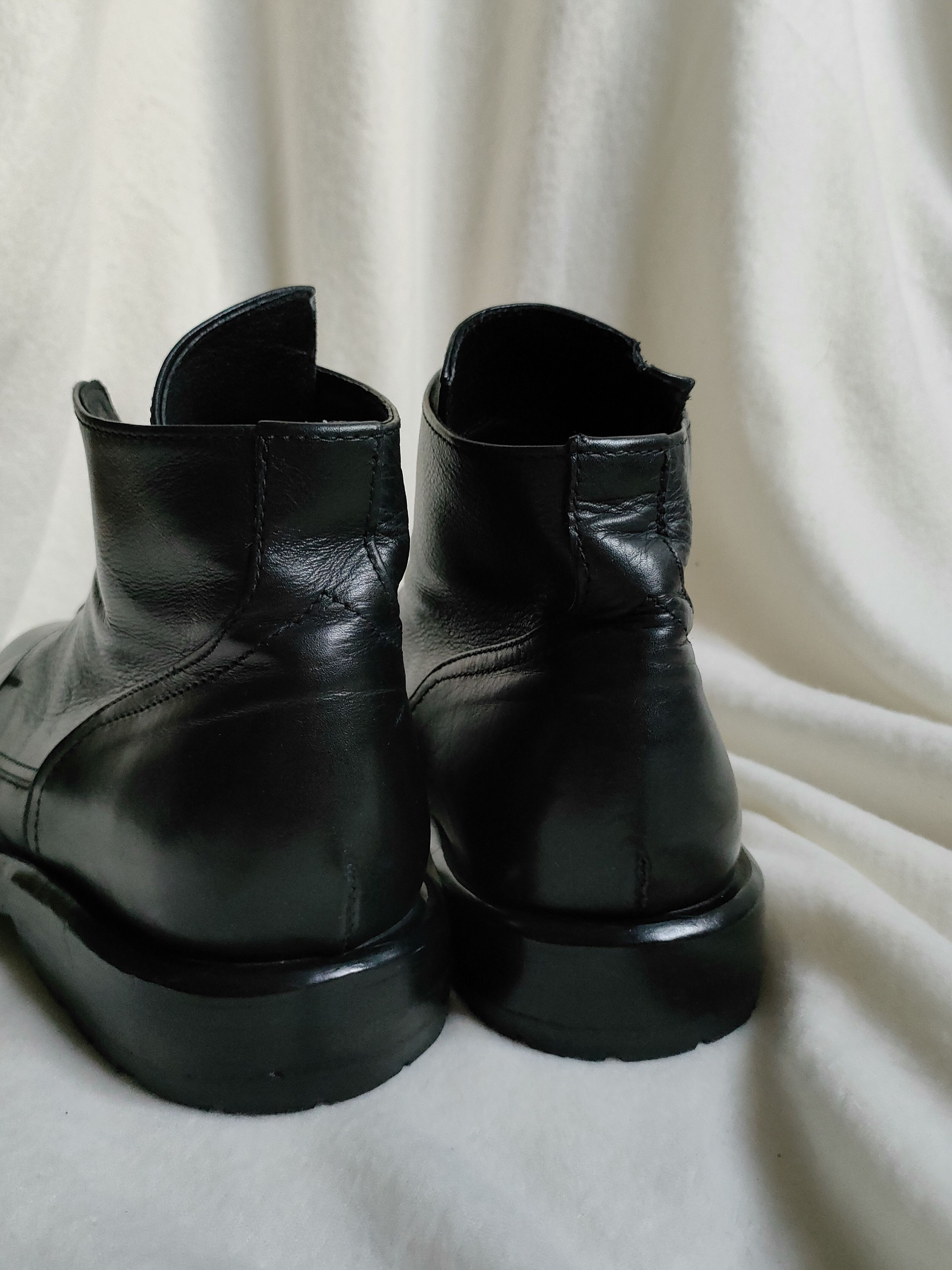 Dirk Bikkembergs 90s Dirk Bikkembergs Black Leather Lace Up Combat Boots Size US 8 / EU 41 - 11 Thumbnail