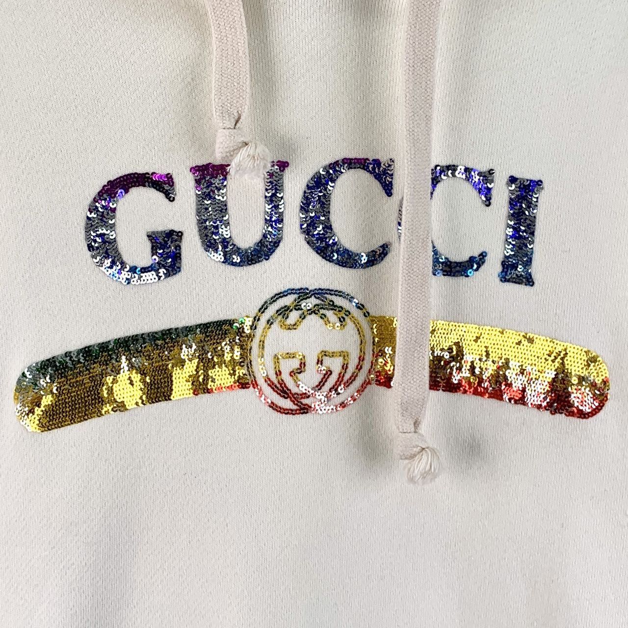 Gucci Gucci Cotton Hooded Drawstring Long Sleeve Sweatshirt K26WX Size XS / US 0-2 / IT 36-38 - 4 Thumbnail