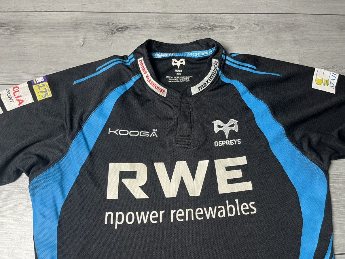 Other KOOGA RUGBY UNION OSPREYS 2010/11 HOME SHIRT JERSEY MAILLOT Size US XL / EU 56 / 4 - 3 Thumbnail
