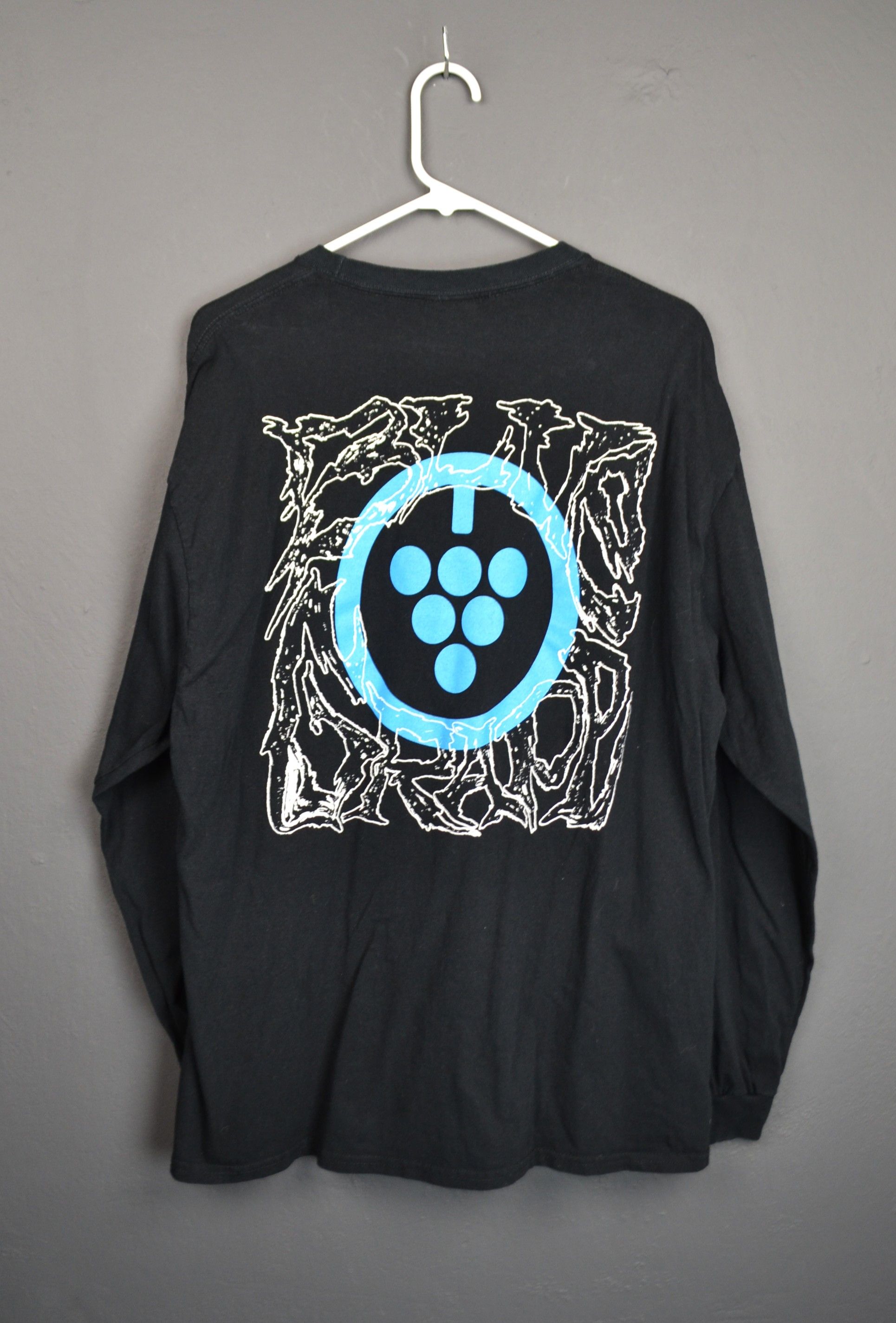Vintage Blue Grape Merch Music XL Promo Longlseeve T-shirt Size US XL / EU 56 / 4 - 4 Thumbnail