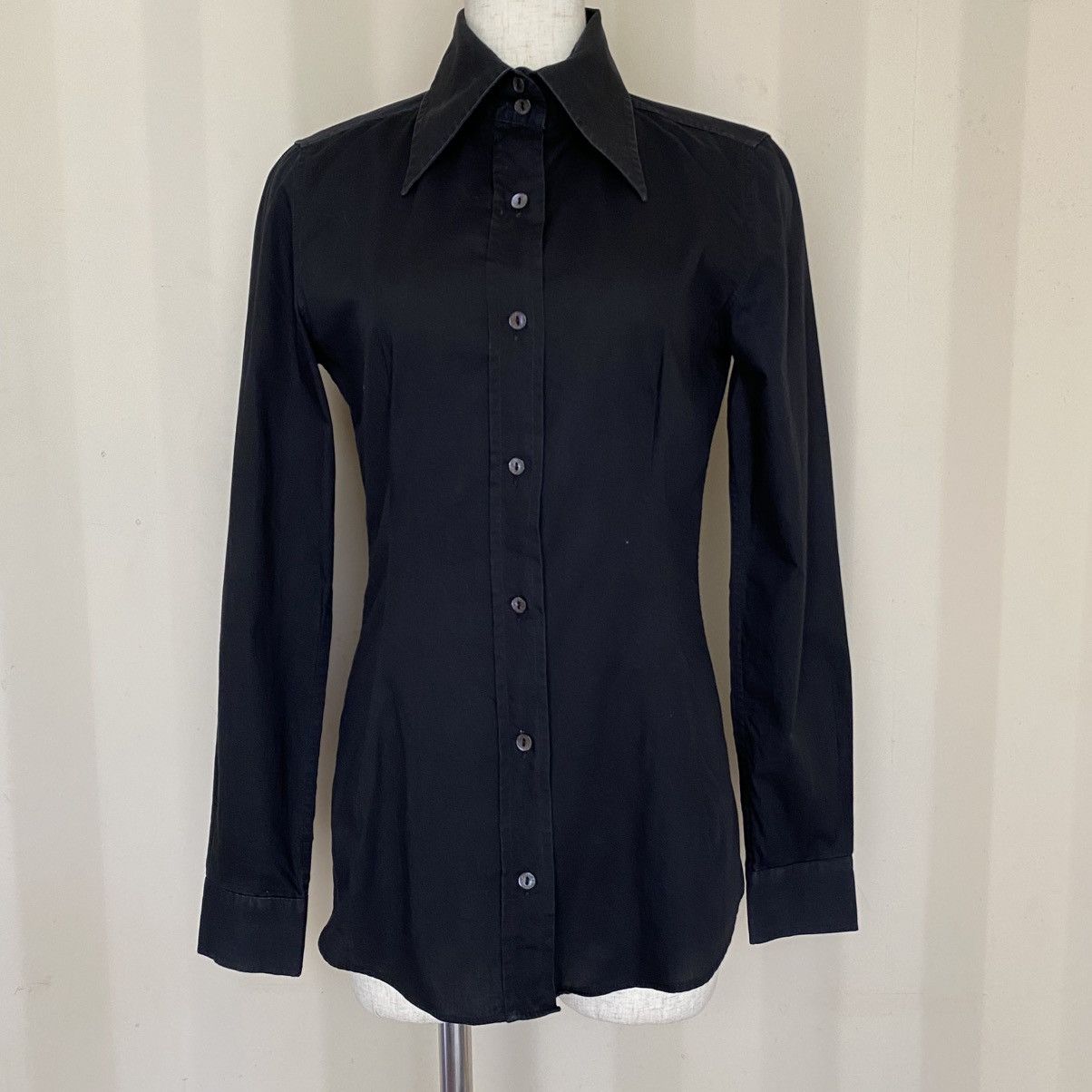 Dolce & Gabbana DOLCE & GABBANA Black Fitted Shirt Size S / US 4 / IT 40 - 20 Thumbnail