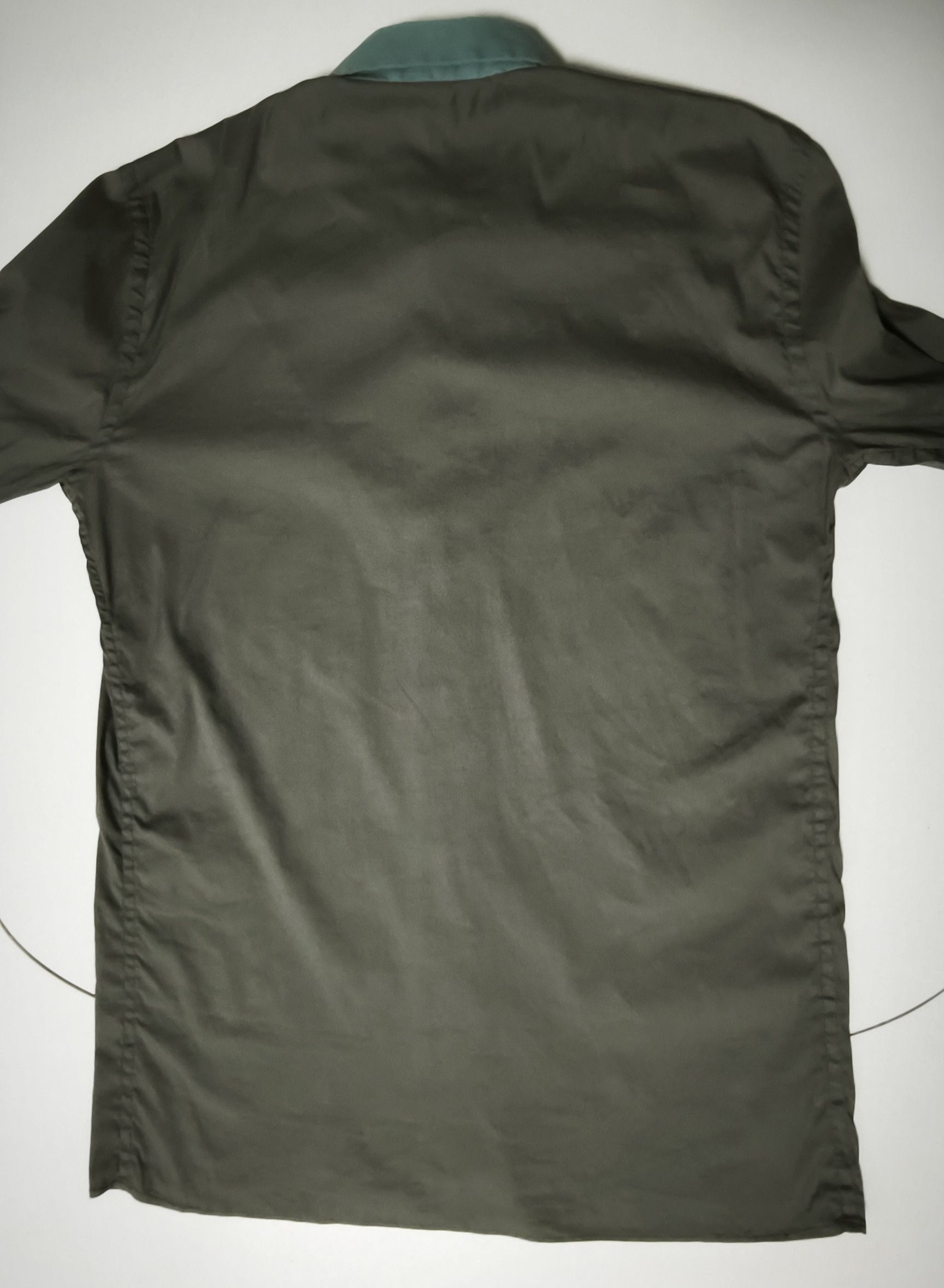 Prada FW2011 - Gray shirt with black and light blue details Size US M / EU 48-50 / 2 - 21 Thumbnail