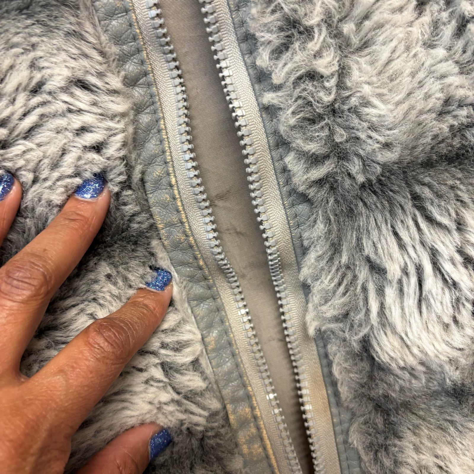 Other Sears Fashion Faux Fur Jacket Mob Wife Gangster Runway Money Size XL / US 12-14 / IT 48-50 - 10 Thumbnail