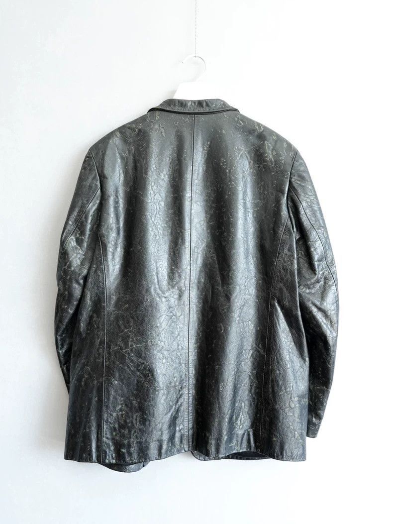 Yohji Yamamoto Yohji Yamamoto Yohji Yamamoto Limited Edition Leather Jack Size US M / EU 48-50 / 2 - 2 Thumbnail