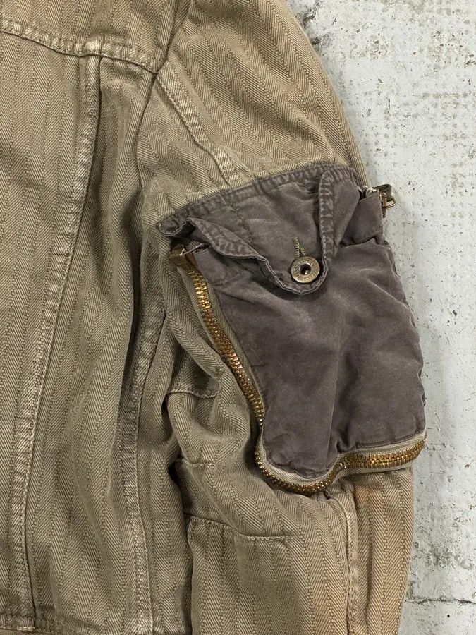 Dolce & Gabbana AW2003 Dolce & Gabbana Khaki Military Cargo Removable Jacket Size US M / EU 48-50 / 2 - 12 Thumbnail