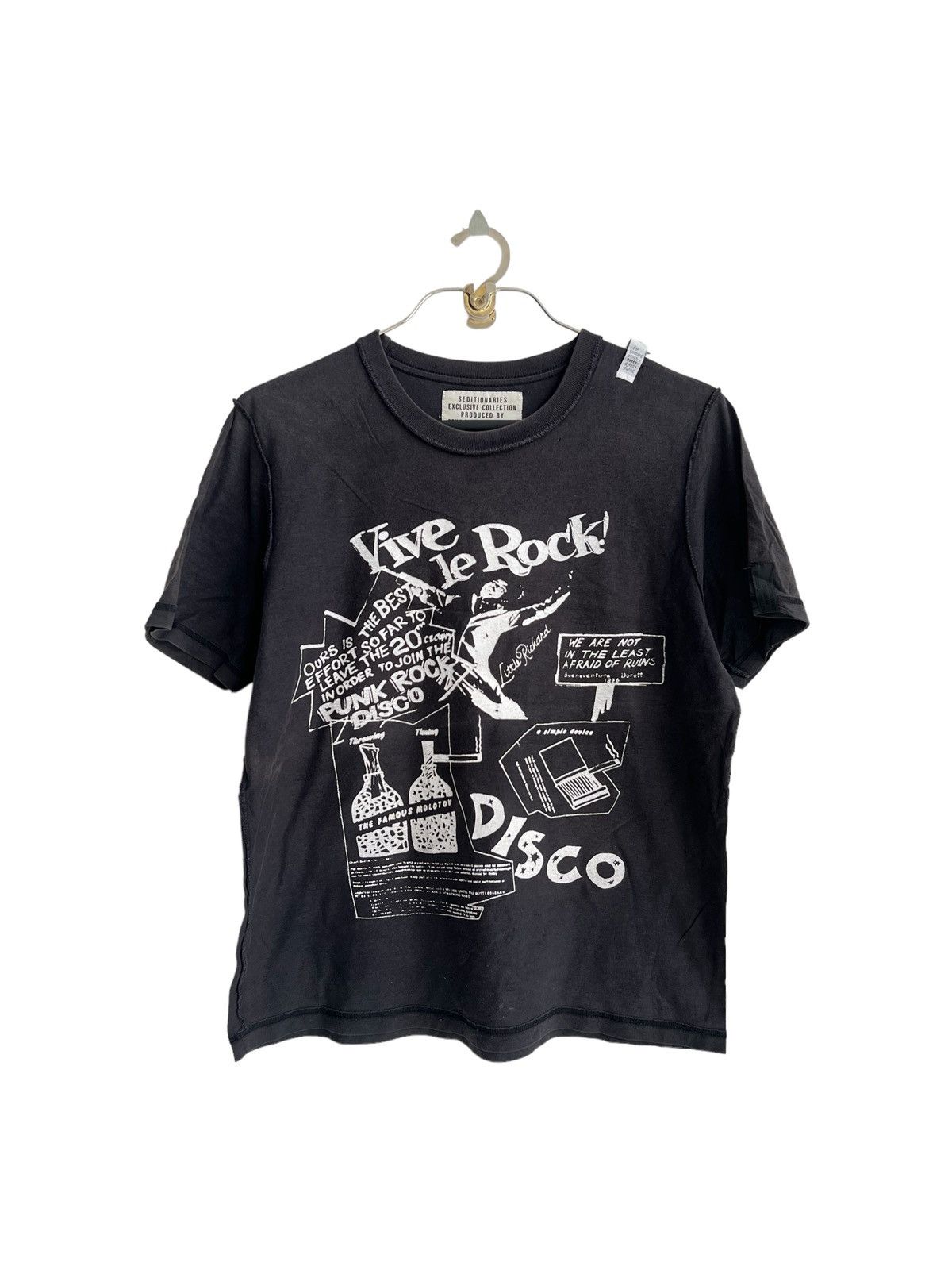 A.F.F.A. Vintage Seditionaries Viva Le Rock Anarchy Punk Rock Shirt Size US L / EU 52-54 / 3 - 4 Thumbnail