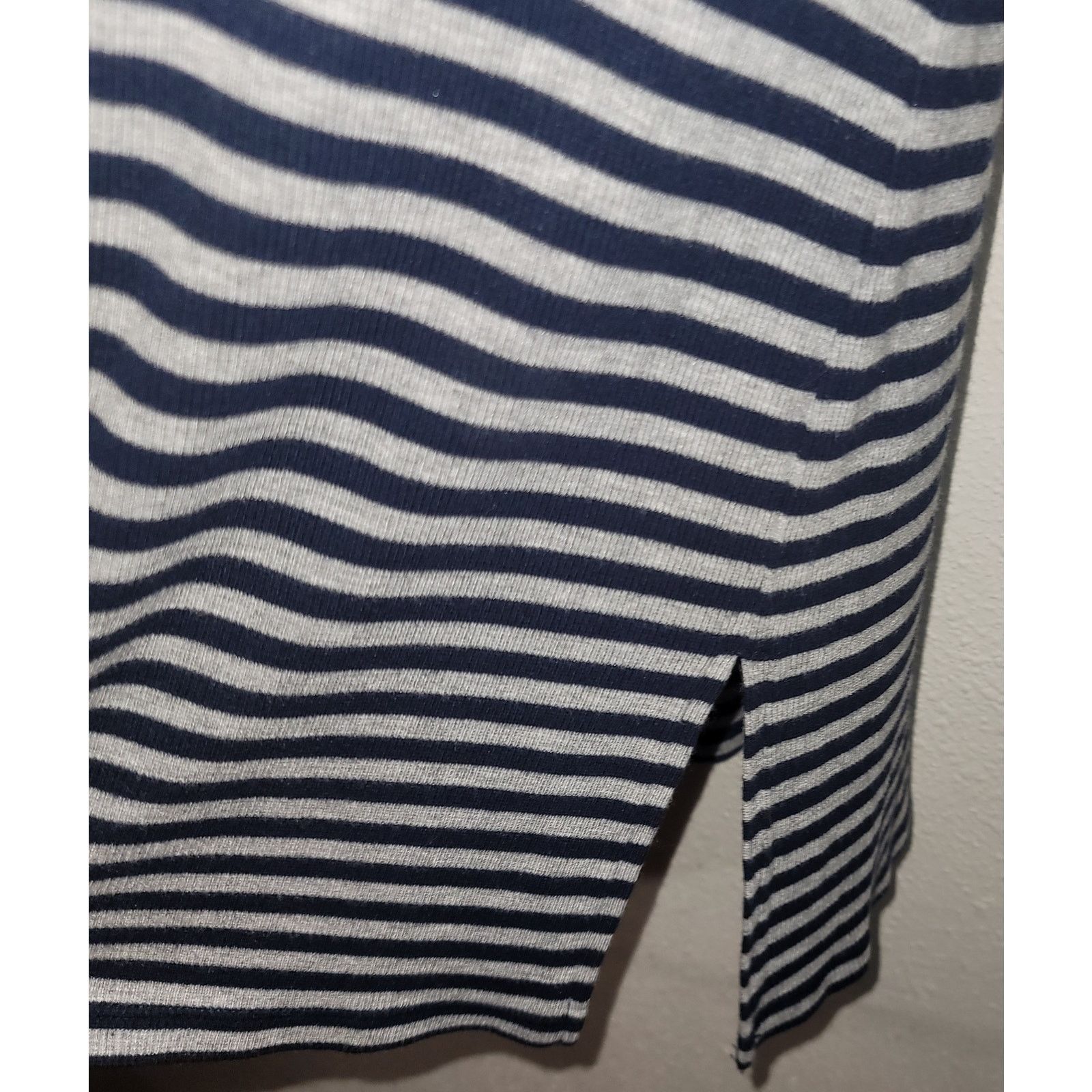 Chicos Zenergy By Chico's Black Stripe A-Line Mini Dress 2 Large Size L / US 10 / IT 46 - 5 Thumbnail