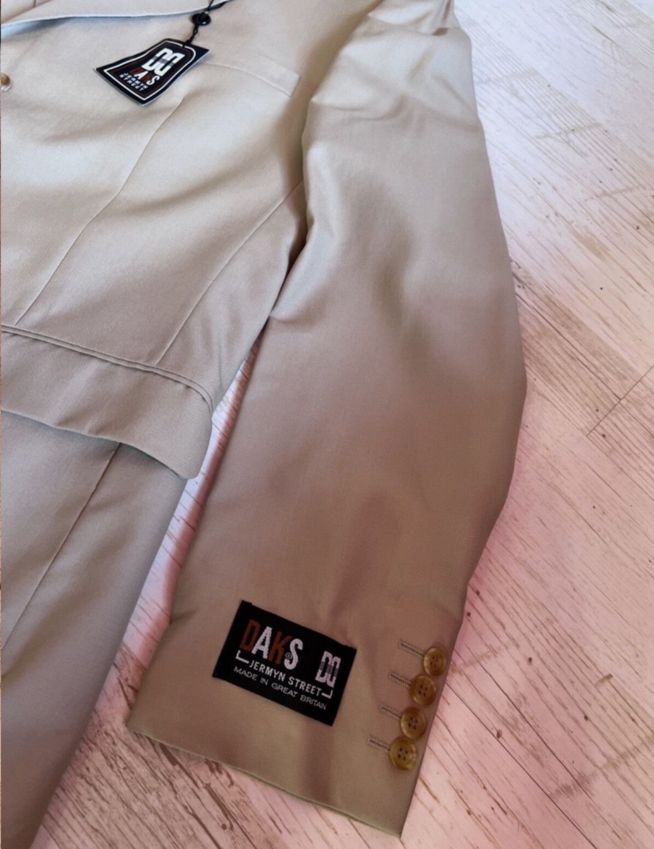 DAKS Daks Lightweight Wool Jacket – Size 42 – New w/ Tags Size 42S - 4 Thumbnail