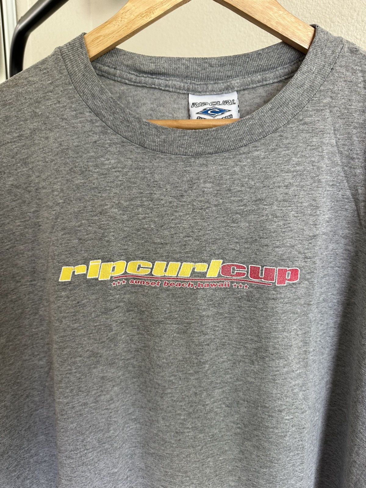 Rip Curl Vintage Rip Curl Cup Sunset Beach, Hawaii Surf Tee Size US XL / EU 56 / 4 - 6 Thumbnail