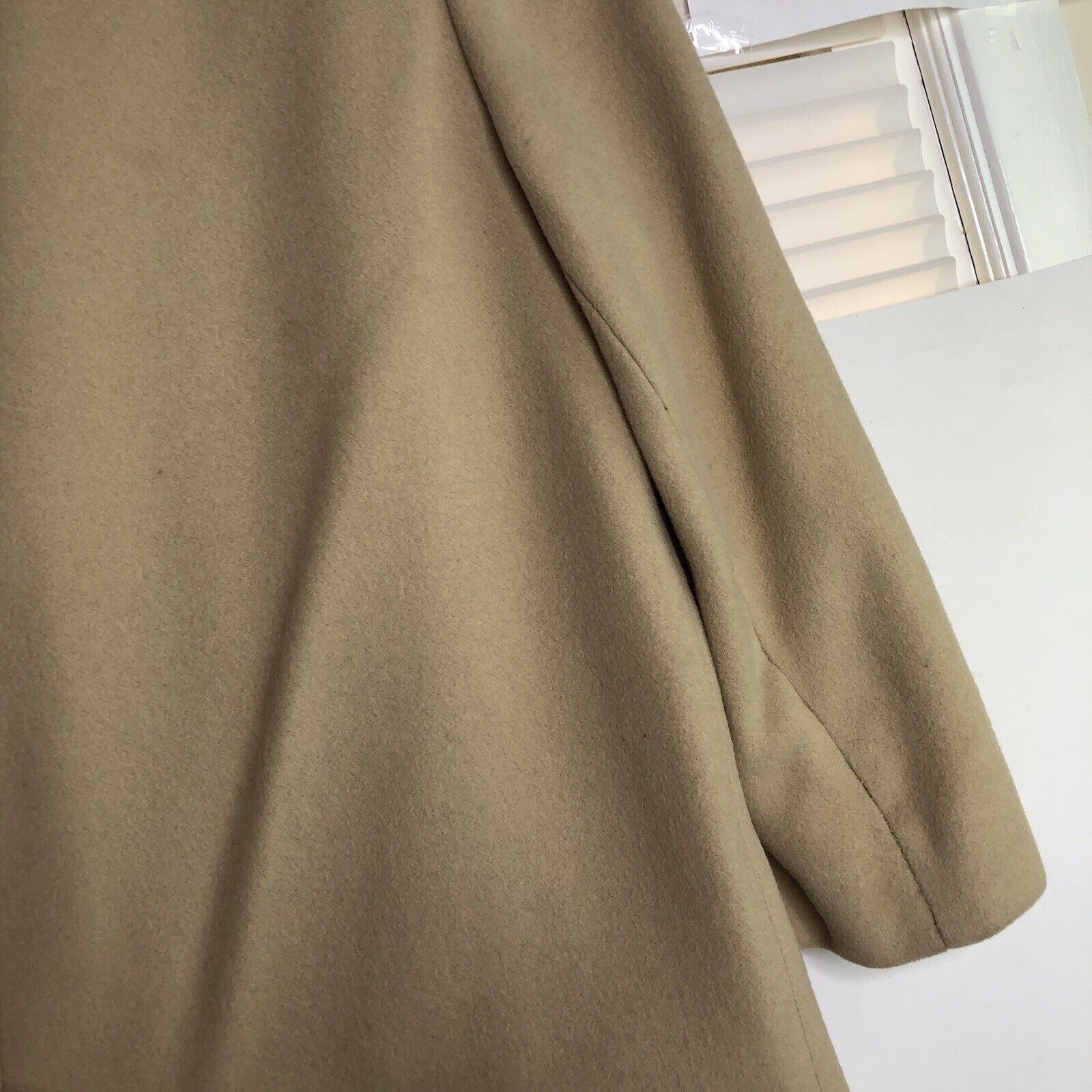 Other Women 80s Tan Long Coat Sz S 100% Cashmere Brown Real ming Size S / US 4 / IT 40 - 16 Thumbnail
