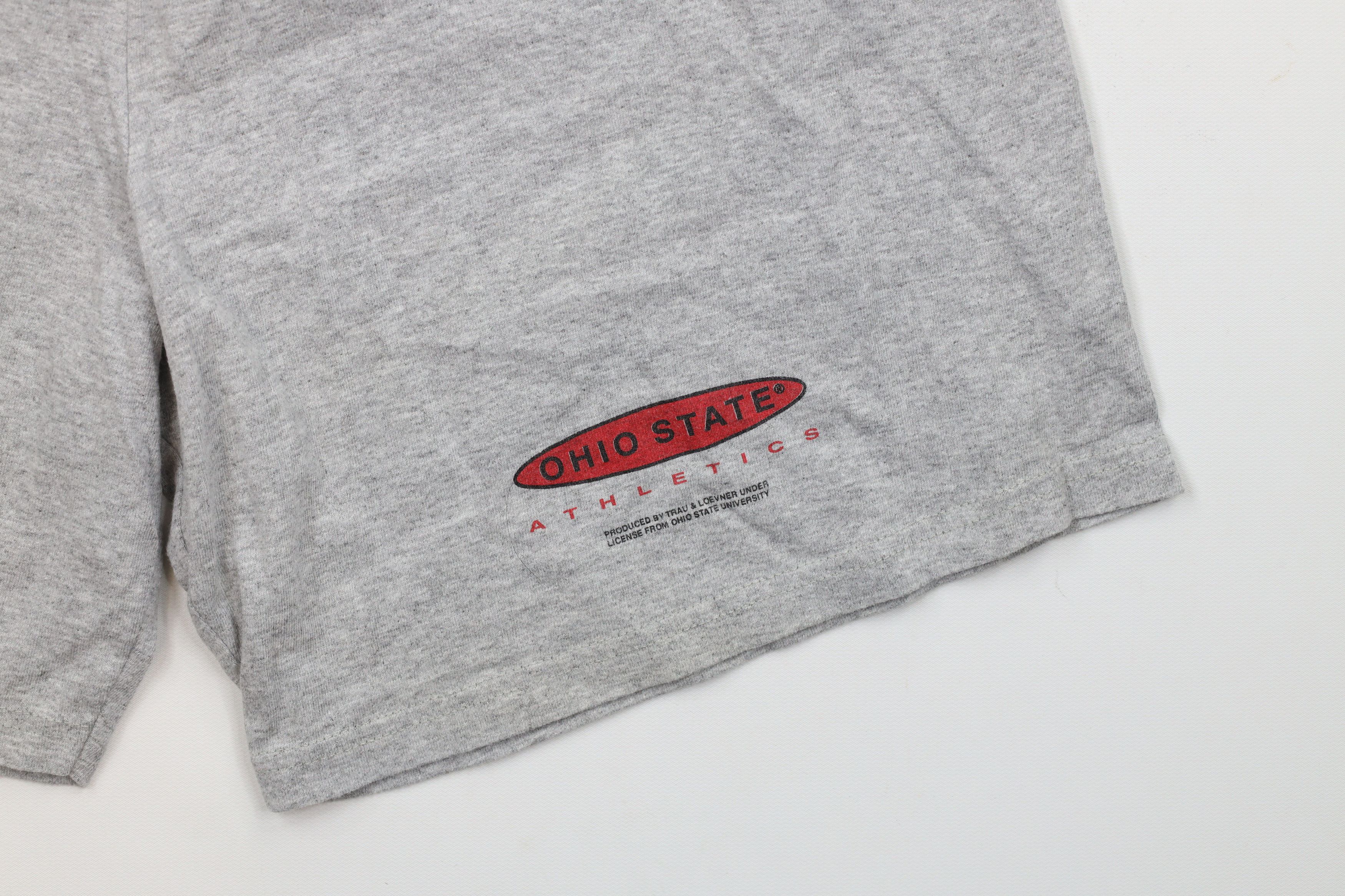 Vintage Vintage 90s Out Ohio State University Above Knee Shorts Gray Size US 32 / EU 48 - 5 Thumbnail