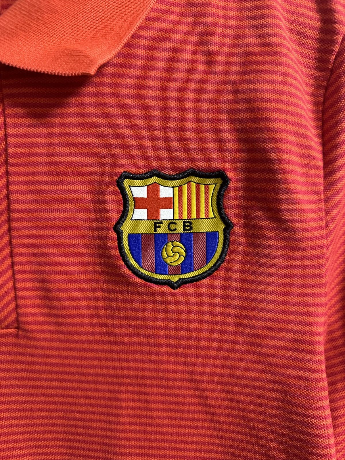 Nike Rare Vintage Polo Nike Barcelona Soocer Football Y2K. Size US S / EU 44-46 / 1 - 2 Thumbnail