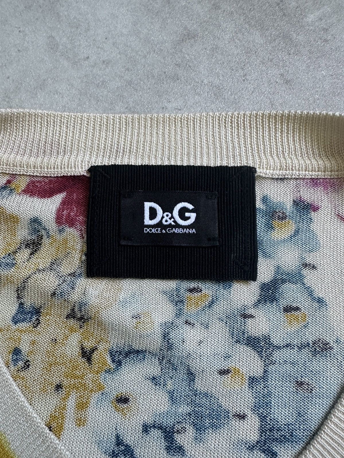 Dolce & Gabbana Archive Dolce Gabbana silk floral cardigan Size L / US 10 / IT 46 - 12 Thumbnail
