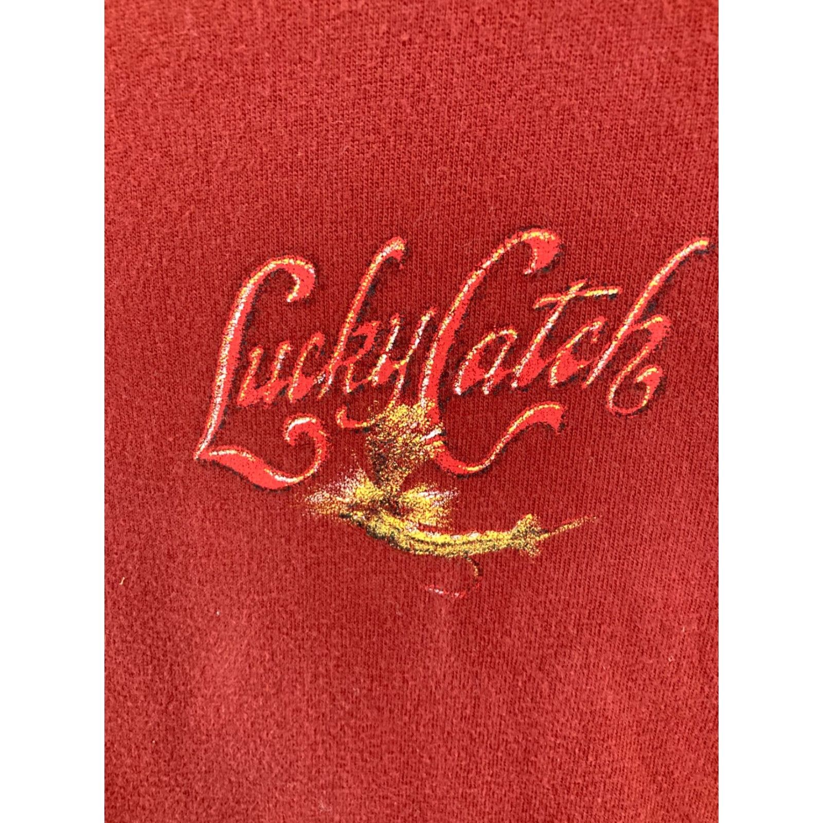 Vintage Columbia Shirt Mens Large Orange Long Sleeve Lucky Catch Trout River Button-Up Crew Neck Cotton Size US L / EU 52-54 / 3 - 6 Thumbnail