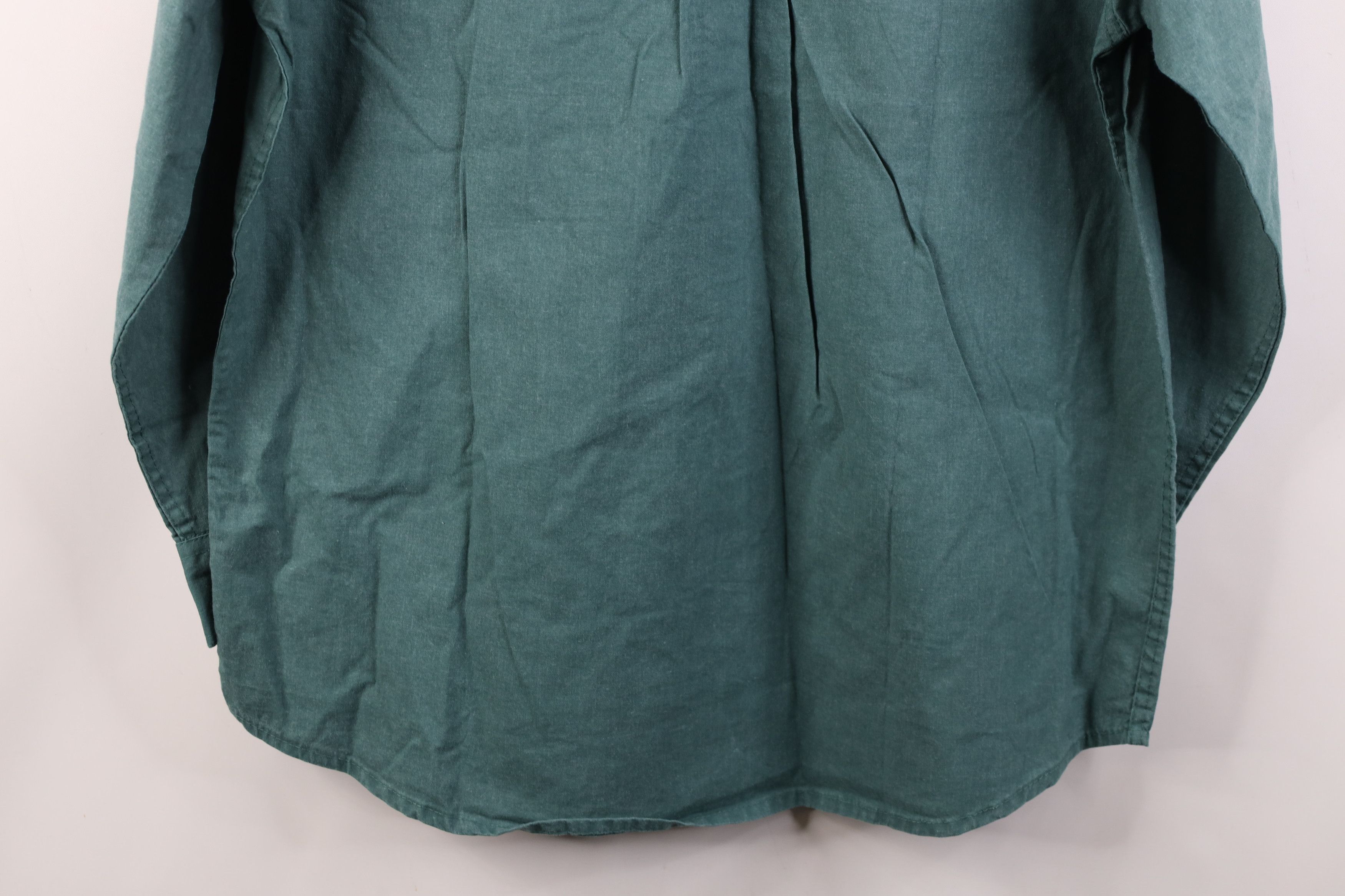 Vintage Vintage 90s Streetwear Canvas Collared Button Shirt Cotton Size US S / EU 44-46 / 1 - 13 Thumbnail