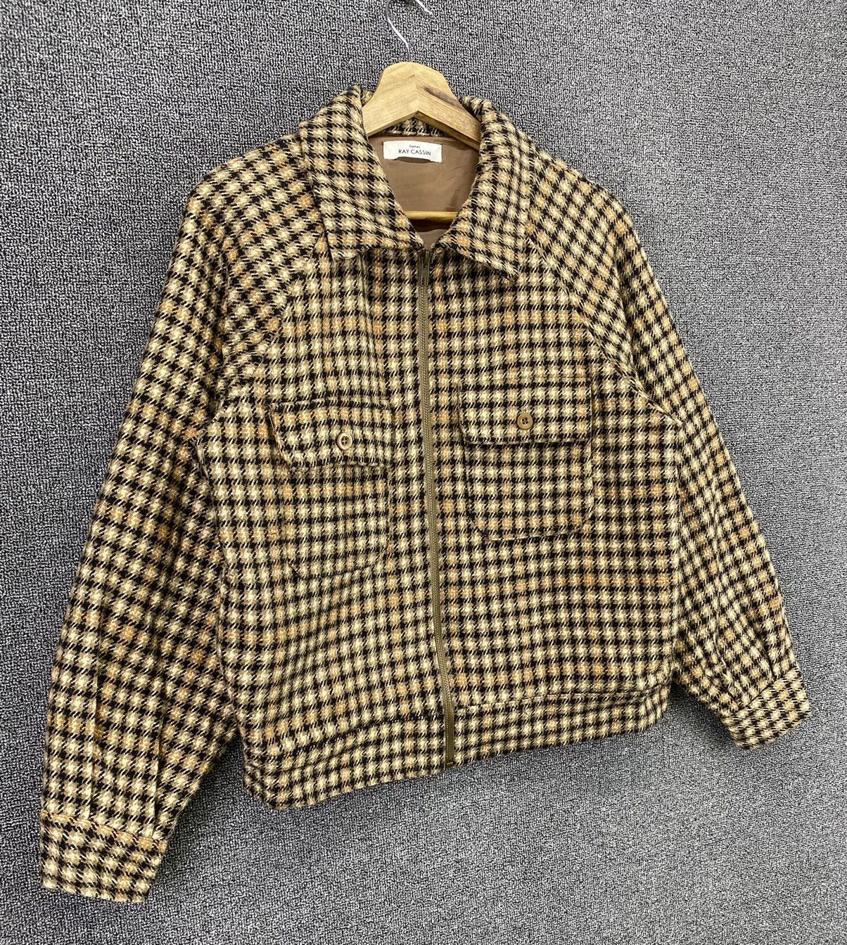 Japanese Brand Vintage Ray Cassin Frames Burberry Style Zip Up Jacket Size M / US 6-8 / IT 42-44 - 2 Thumbnail