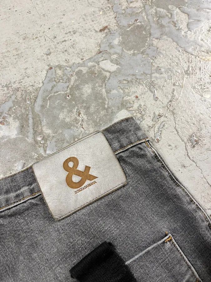 Dolce & Gabbana AW2003 Dolce & Gabbana Grey Anatomic Zip Bondage Denim Jeans Size US 32 / EU 48 - 10 Thumbnail