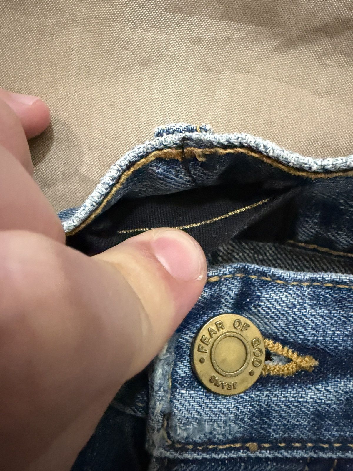 Fear of God Fear Of God 5th Collection Vintage Wash Denim Size 34 Size US 34 / EU 50 - 3 Thumbnail