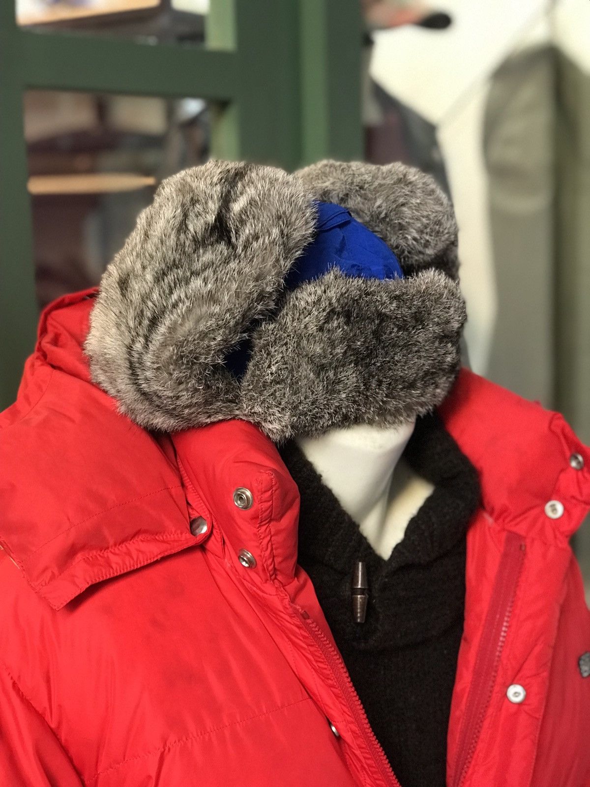 Crown Cap GENUINE RABBIT FUR CZAPKA HAT Size ONE SIZE - 1 Thumbnail