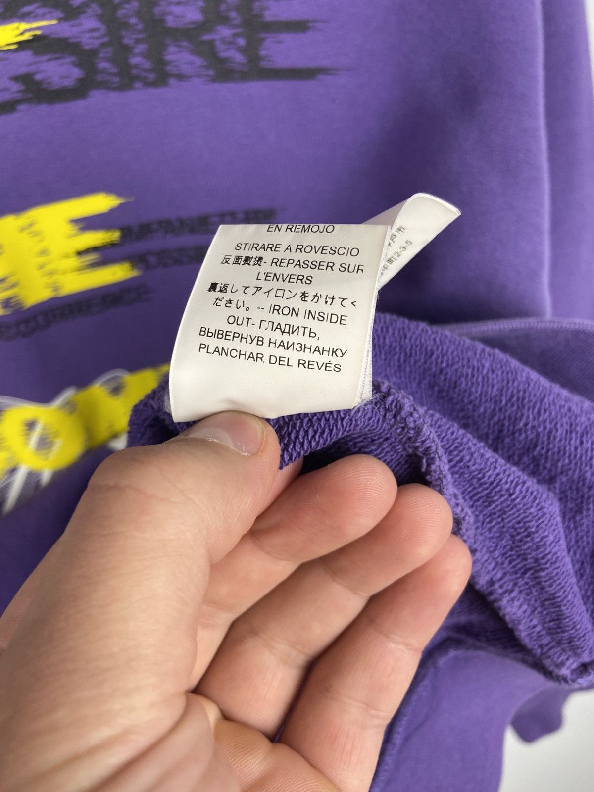 MSGM MSGM Women's Hooded Purple Logo Print Sweatshirt Hoodie Sz S Size S / US 4 / IT 40 - 15 Thumbnail