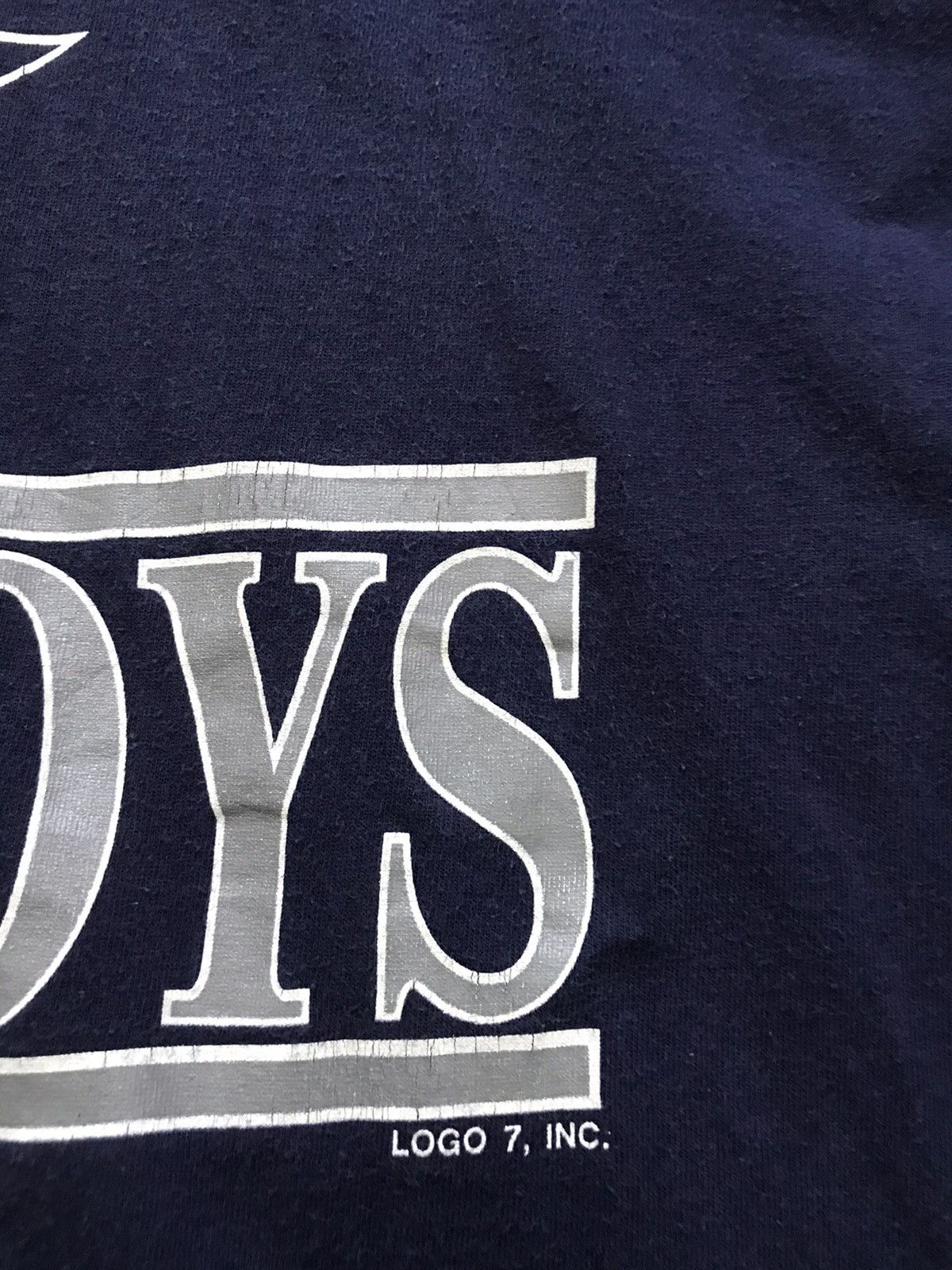 NFL 90s Dallas Cowboys NFL Blue T-Shirt Size US XL / EU 56 / 4 - 9 Thumbnail