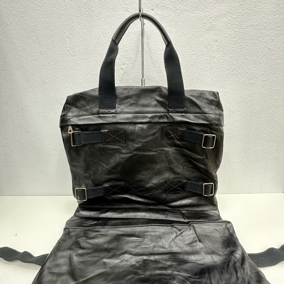Dolce & Gabbana ‼️YES‼️D&G TACTICAL REVERSIBLE CARRY TOTE BAG LEATHER CANVAS Size ONE SIZE - 7 Thumbnail