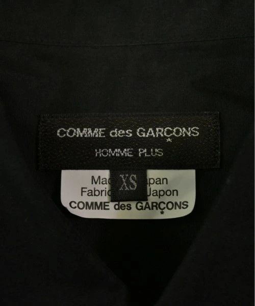 Comme des Garcons Homme Plus Shirt Uneven Hem Long Sleeve Button Up Plain Black Size US XS / EU 42 / 0 - 6 Thumbnail