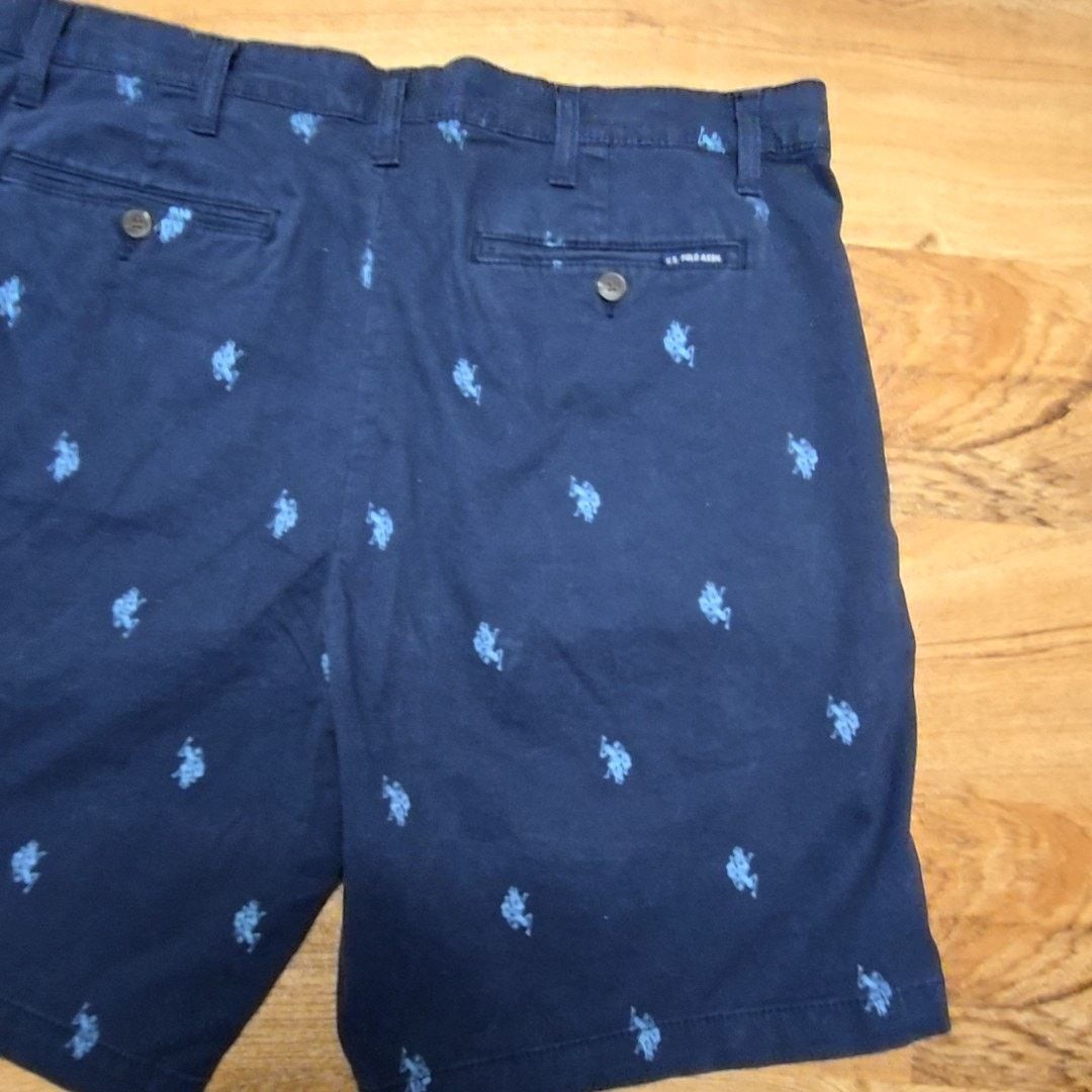 U.S. Polo Assn. U.S. Polo Assn. Shorts Navy Blue Embroidered Mens 38 Shorts Size US 38 / EU 54 - 7 Thumbnail