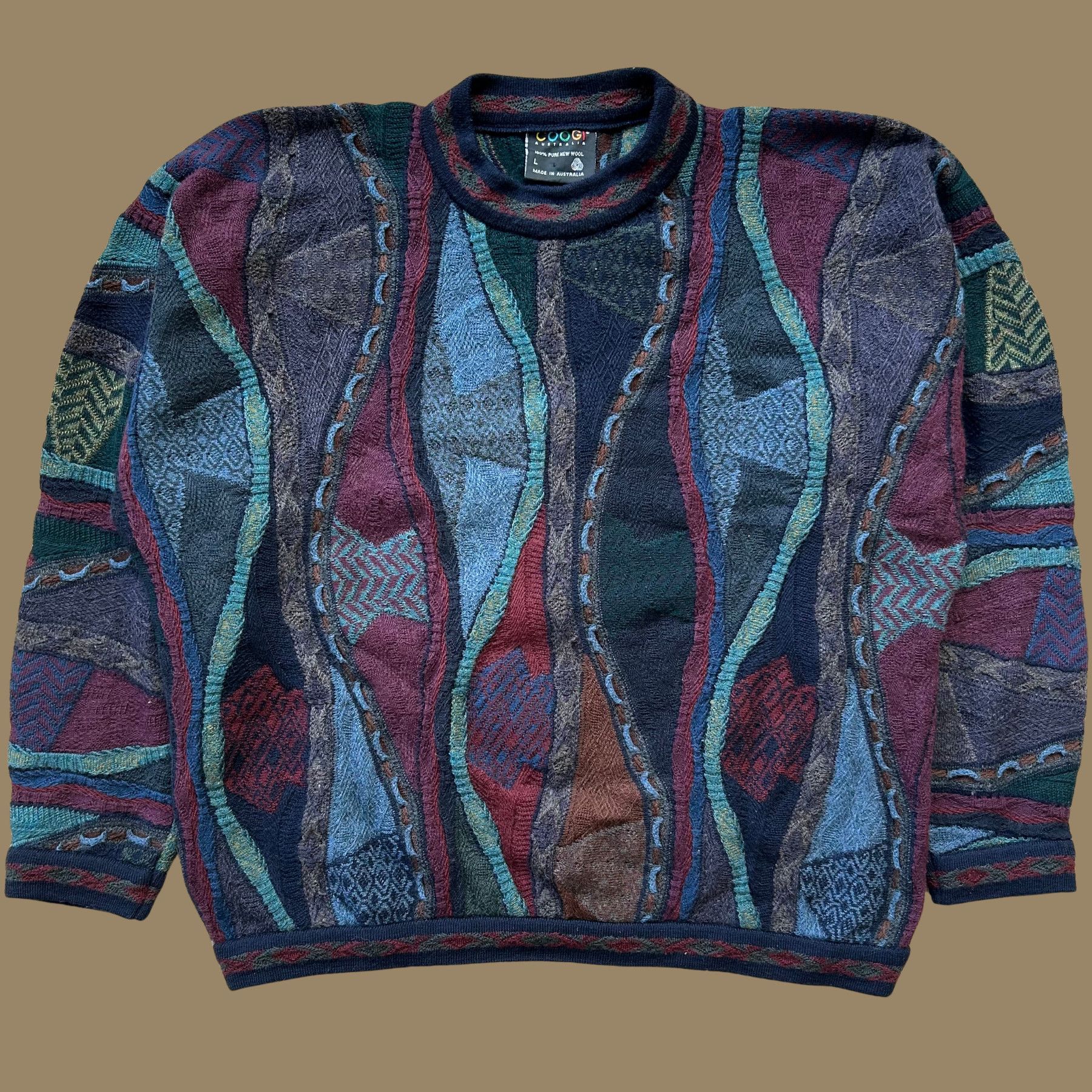 Coogi Vintage 90s COOGI Australia Wool Sweater Size Large / XL Size US L / EU 52-54 / 3 - 1 Thumbnail