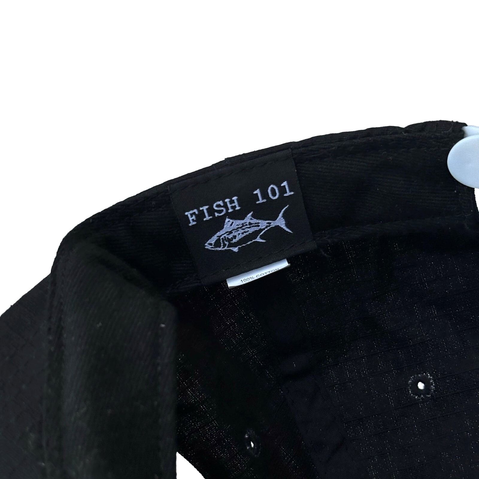 Other Black & White Fish 101 Men's Hat Size ONE SIZE - 4 Thumbnail