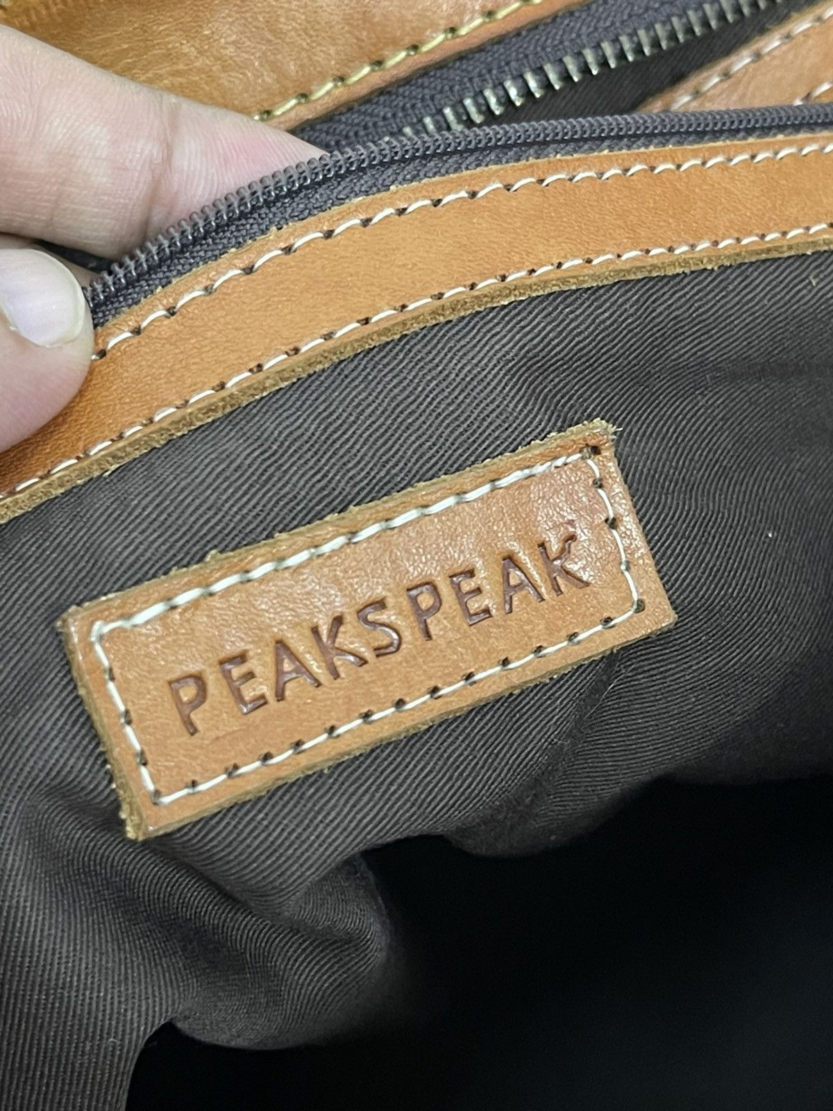 Genuine Leather Full Leather Patina Peaks Peak Japan Tote Shoulder Bag 1🟩7 Size ONE SIZE - 22 Thumbnail