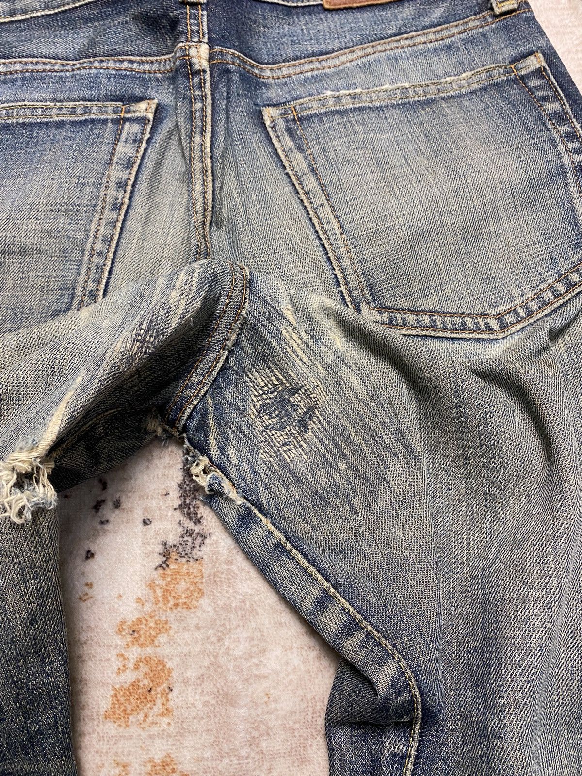 If Six Was Nine Rusty Low BootCut Jeans Size US 31 - 11 Thumbnail