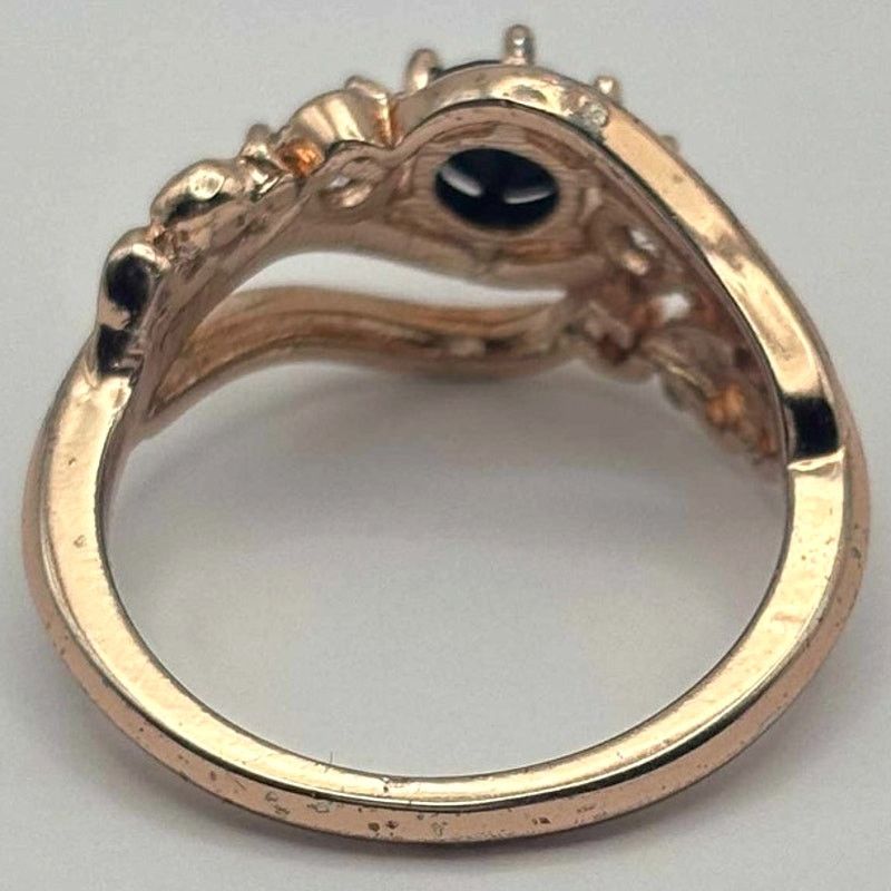 Other Rose Gold Crystal Ring Size ONE SIZE - 5 Thumbnail