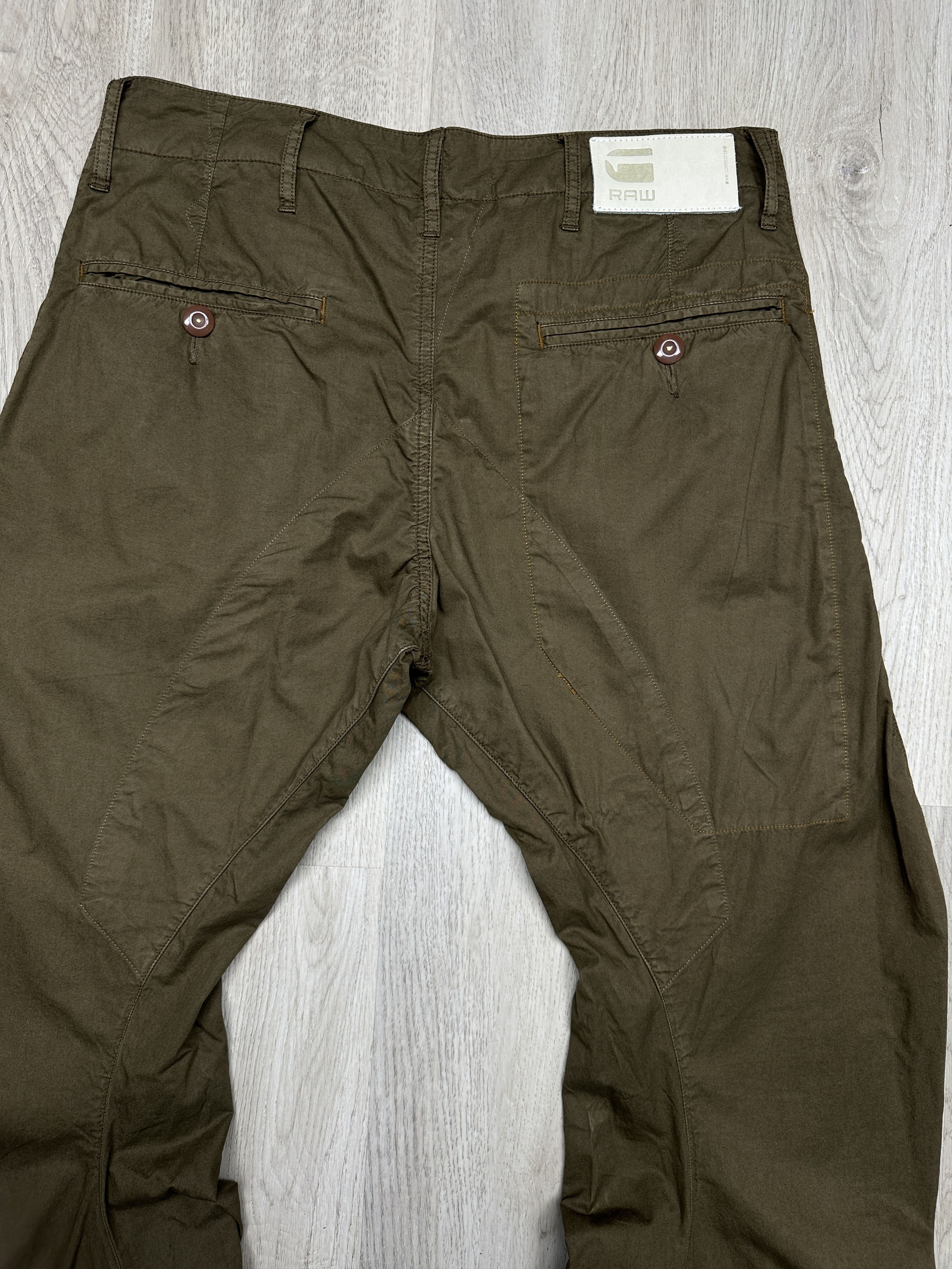 G-Star G Star Raw Mens New Omega Arc Chino Tapered Pants Size US 34 / EU 50 - 10 Thumbnail