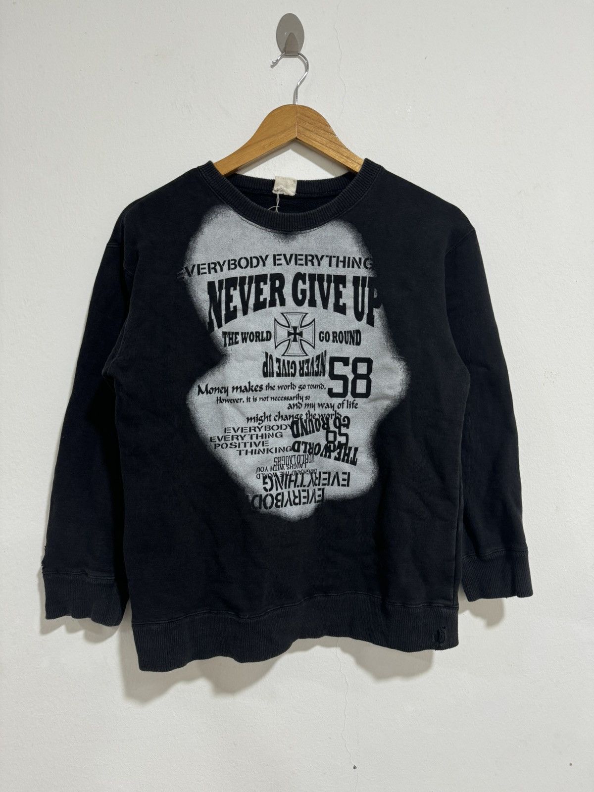 Vintage Japanese Brand Cross Logo Sweatshirt
